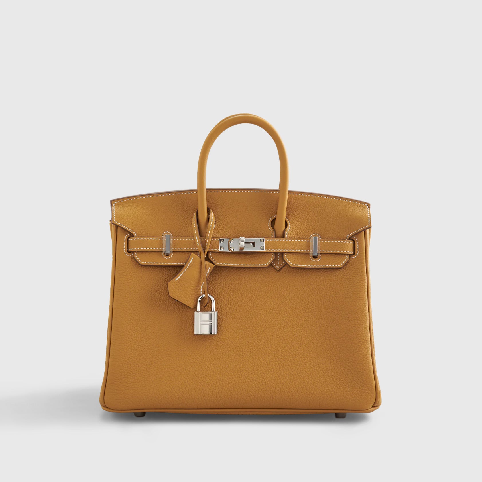 Hermès Birkin 25 Togo Natural Sable Palladium Hardware - eliteUSA