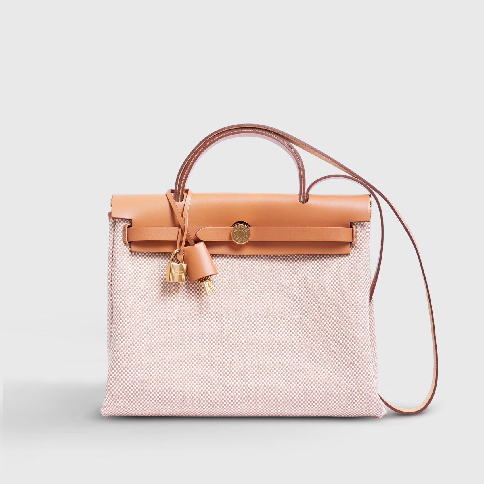 Hermès Herbag Zip 31 Viking Ecru/Beige/Natural Gold Hardware