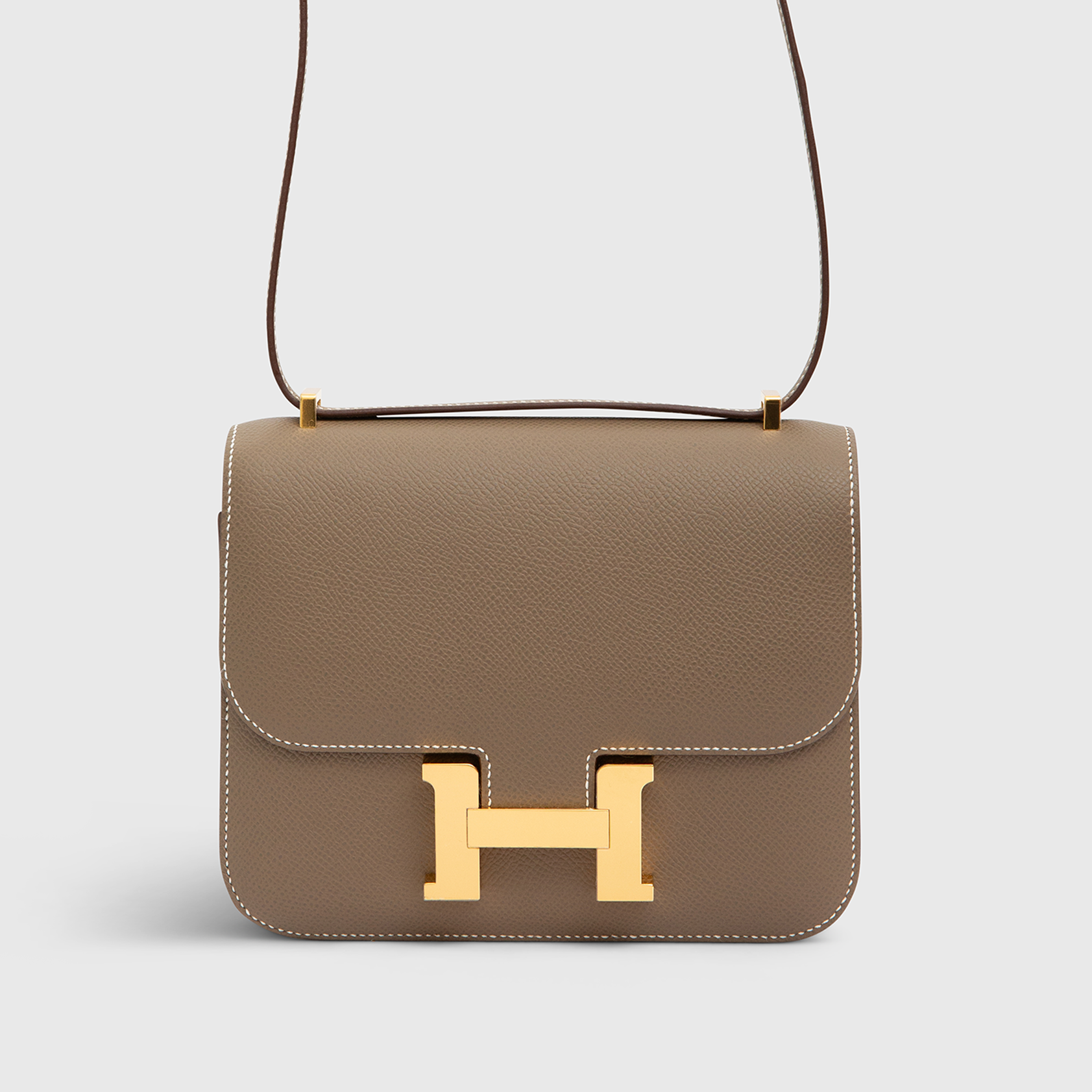 Hermès Constance 18 Epsom Etoupe Gold Hardware