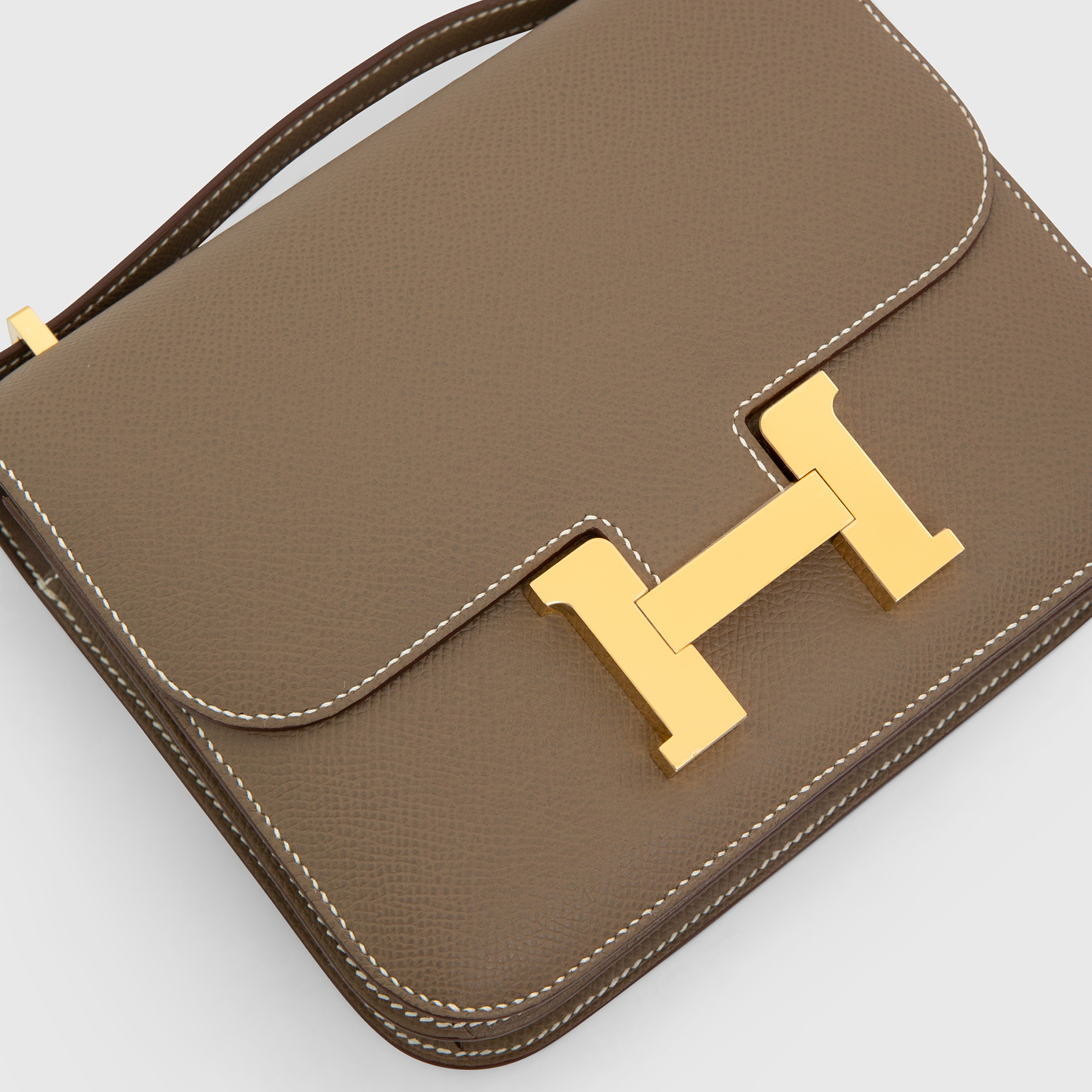 Hermès Constance 18 Epsom Etoupe Gold Hardware