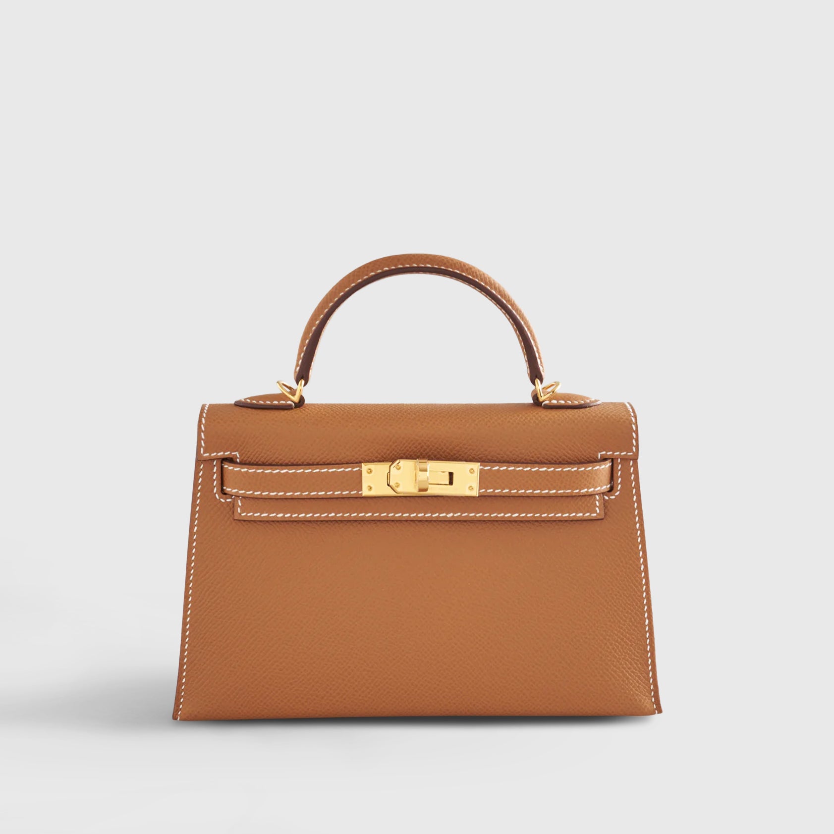 Hermès Kelly Mini Epsom Gold Sellier Gold Hardware - eliteUSA