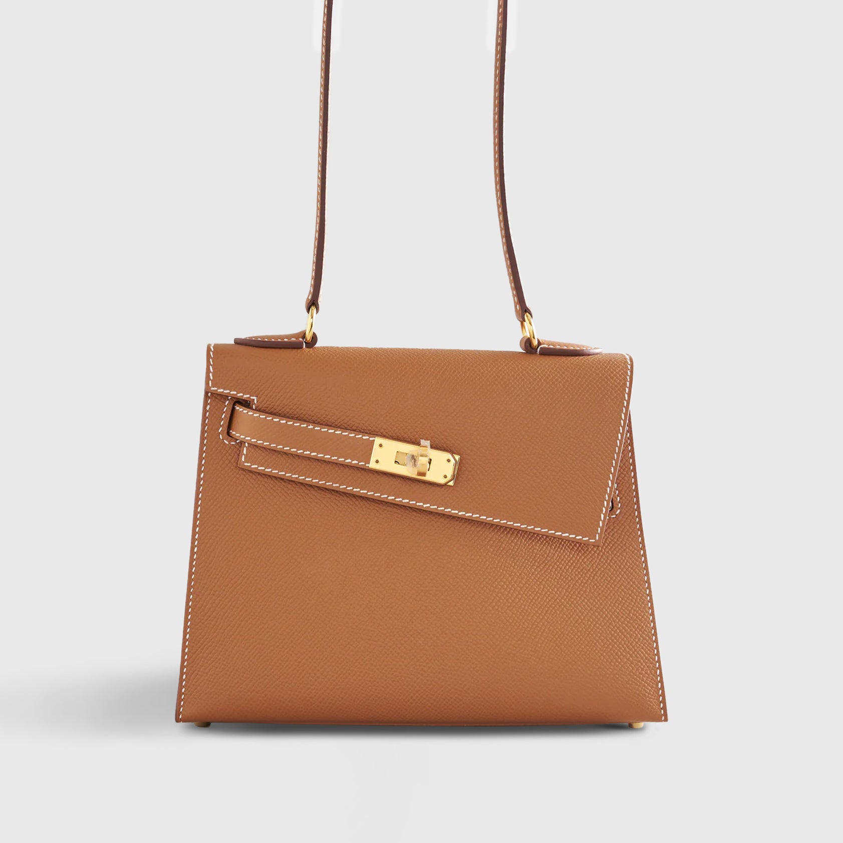 Hermès Kelly en Desordre 20 Gold Epsom Sellier Gold Hardware - eliteUSA