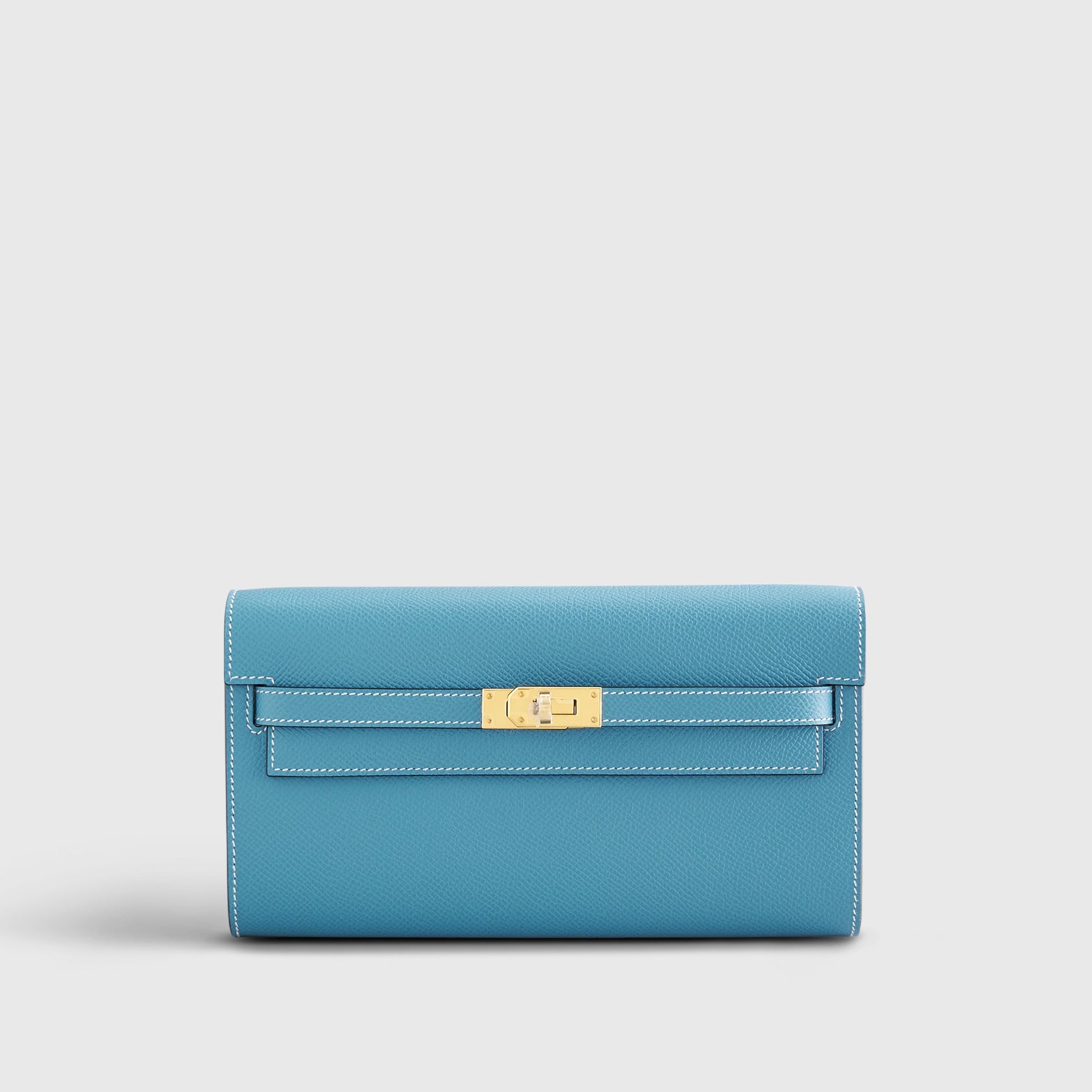 Hermès Kelly To Go Epsom Blue Jean Gold Hardware - eliteUSA