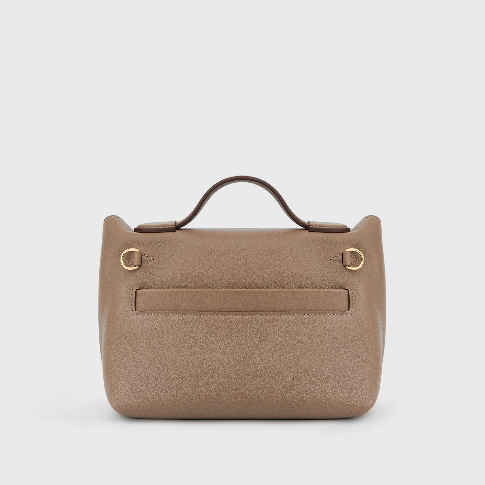 Hermès 24/24 Mini Evercolor, Swift Etoupe Gold Hardware