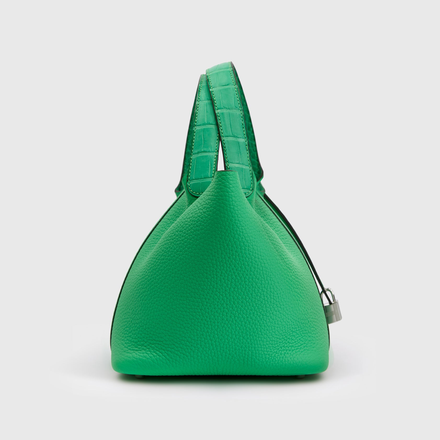 Hermès s Picotin Touch 18 Croc Vert ComicPalladium Hardware
