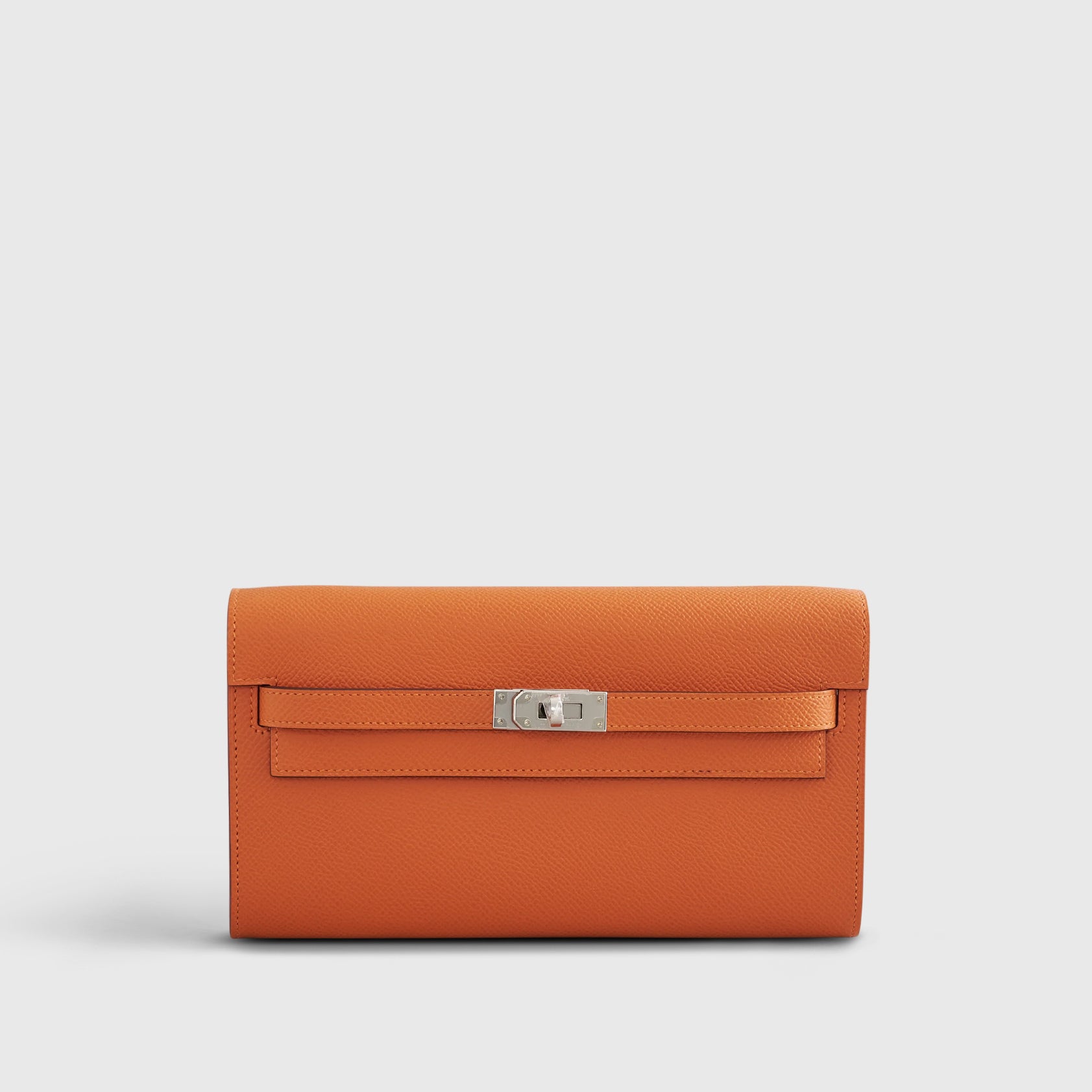 Hermès Kelly To Go Epsom Orange Palladium Hardware - eliteUSA