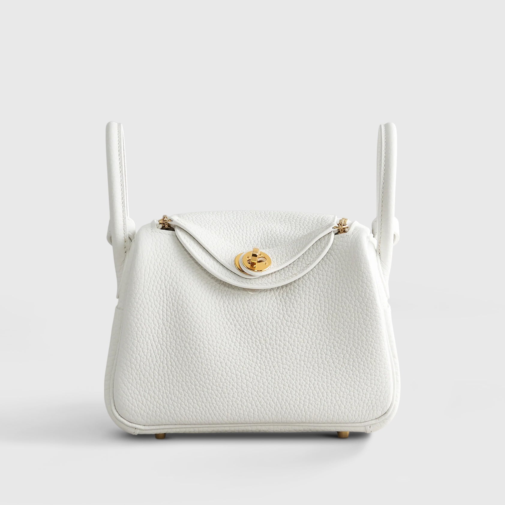 Hermès Lindy 20 Calfskin New White Gold Hardware - eliteUSA