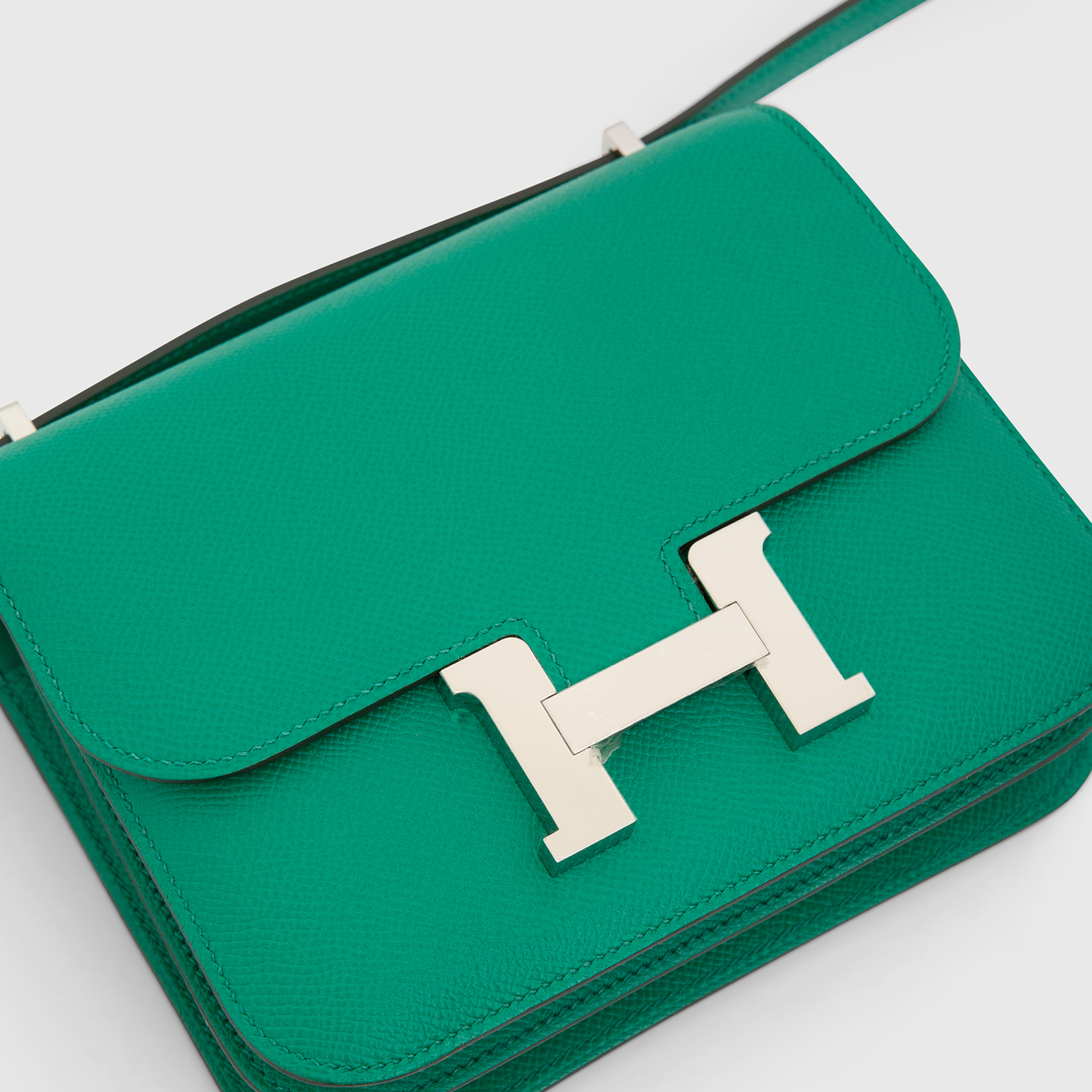 Hermès Constance 18 Epsom Vert Jade Palladium Hardware