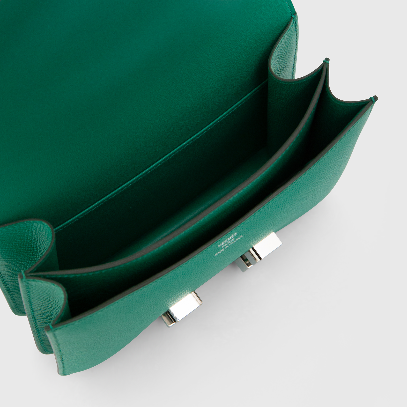 Hermès Constance 18 Epsom Vert Jade Palladium Hardware