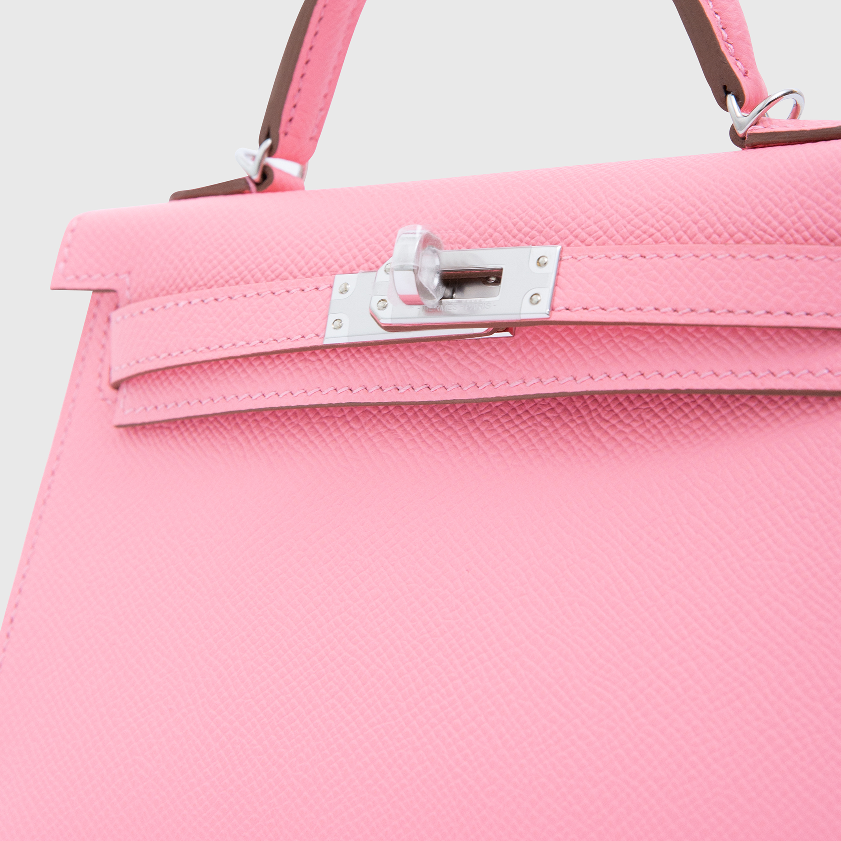 Hermès Kelly Mini Epsom Rose Confetti Palladium Hardware