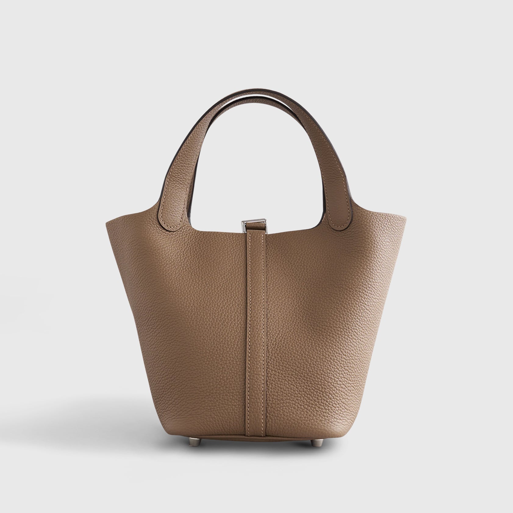 Hermès Picotin 18 Clemence Beige De Weimar Palladium Hardware - eliteUSA