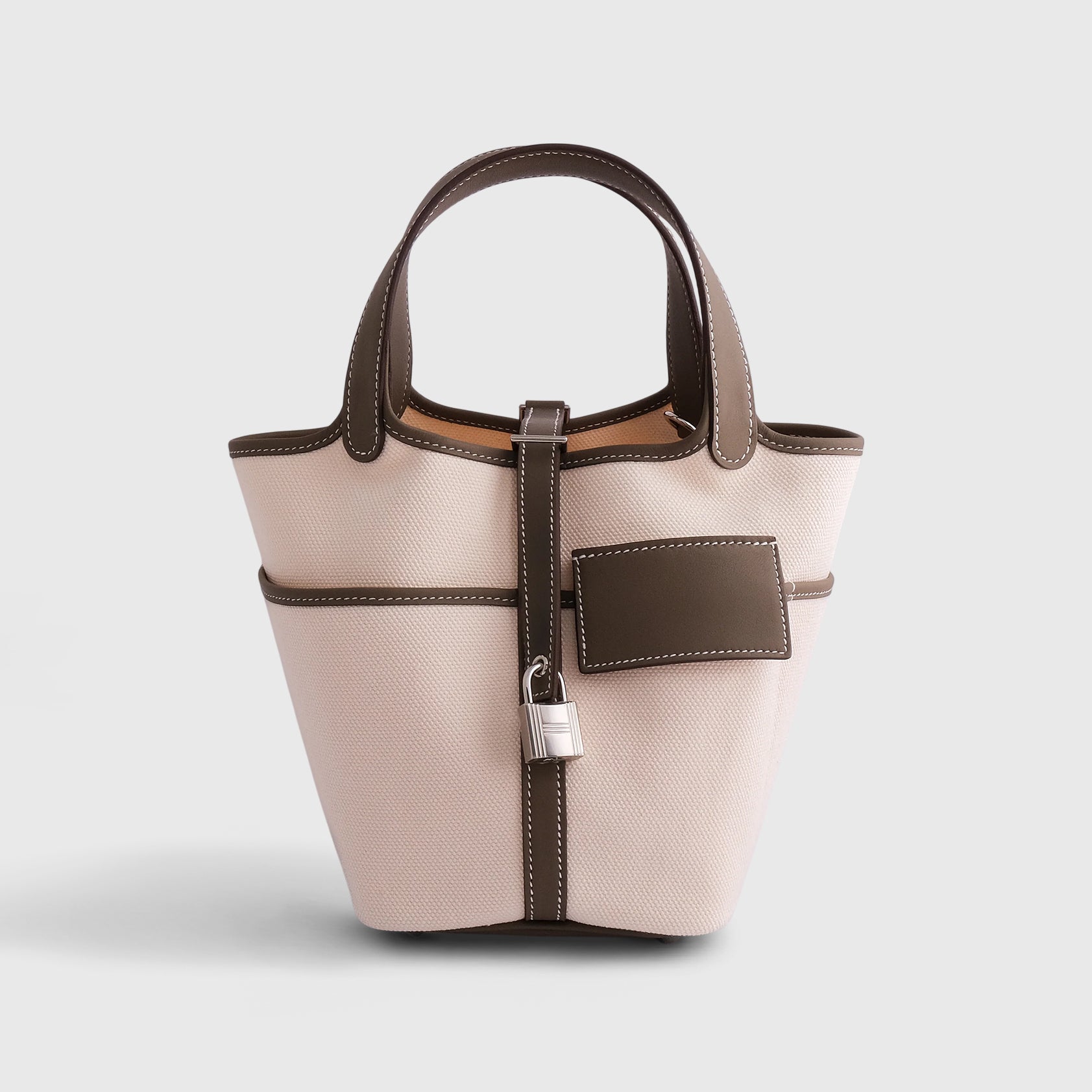 Hermès Picotin 18 Ecru/Etoupe Cargo Palladium Hardware - eliteUSA