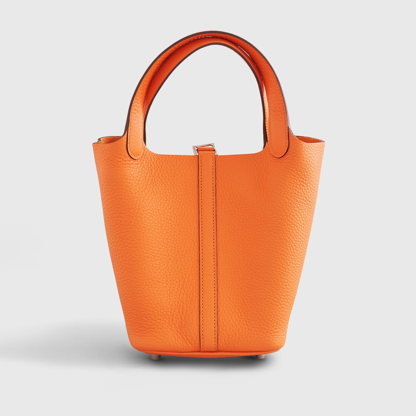 Hermès Picotin Lock 18 Orange Minium Clemence Palladium Hardware - eliteUSA