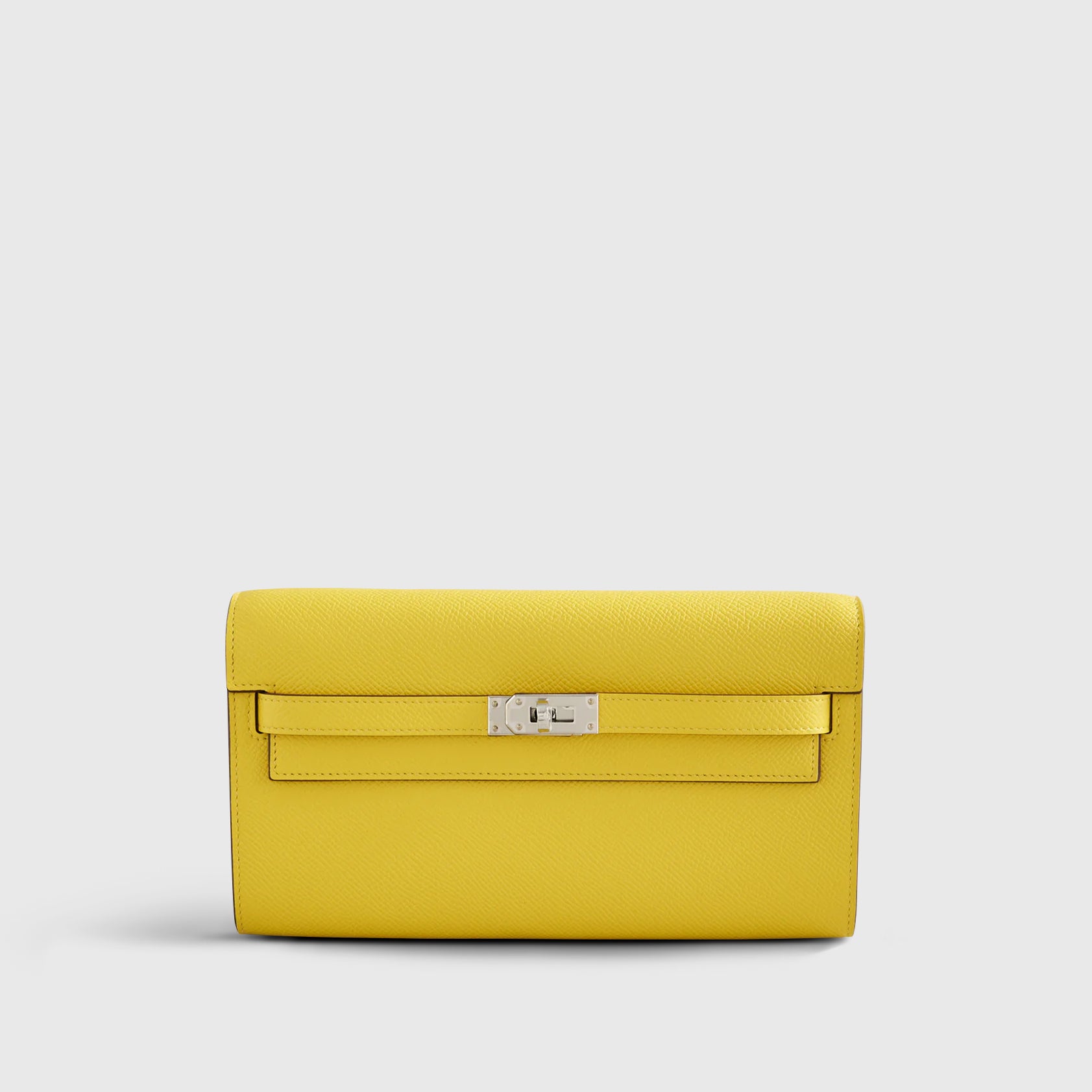 Hermès Kelly To Go Epsom Jaune de Naples Palladium Hardware - eliteUSA