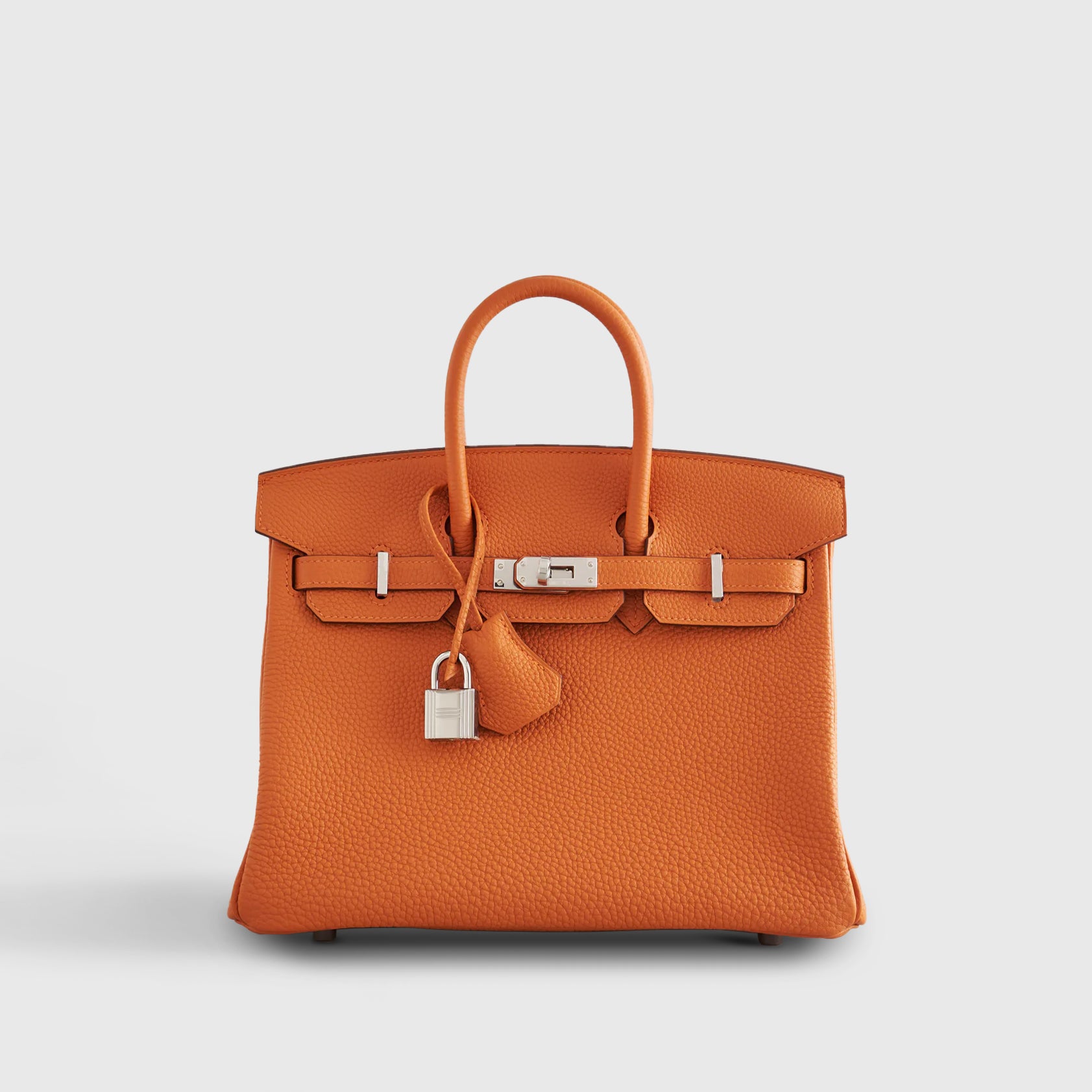 Hermès Birkin 25 Togo Orange Palladium Hardware - eliteUSA