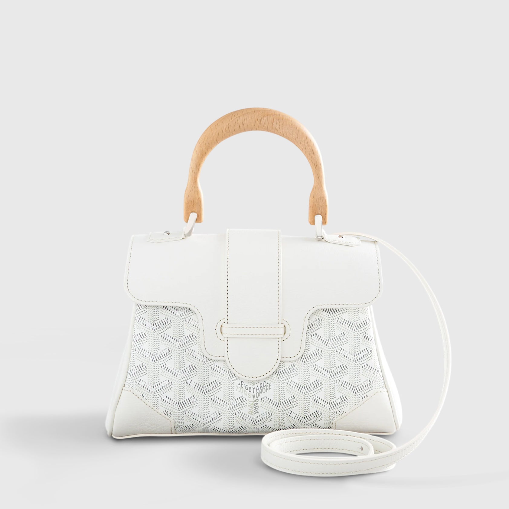 Goyard Saigon Mini White - eliteUSA