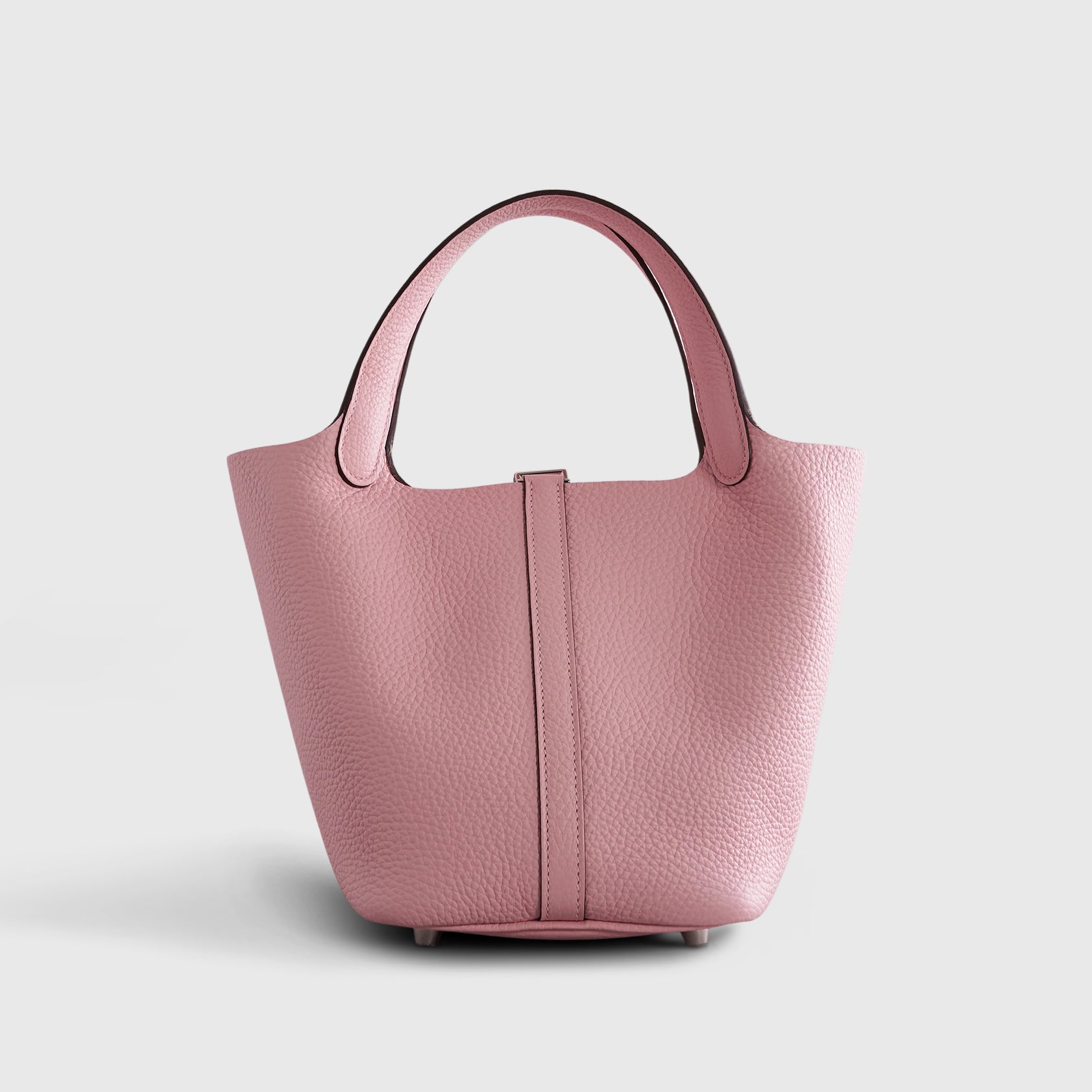 Hermès Picotin 18 Clemence Rose Sakura Palladium Hardware - eliteUSA
