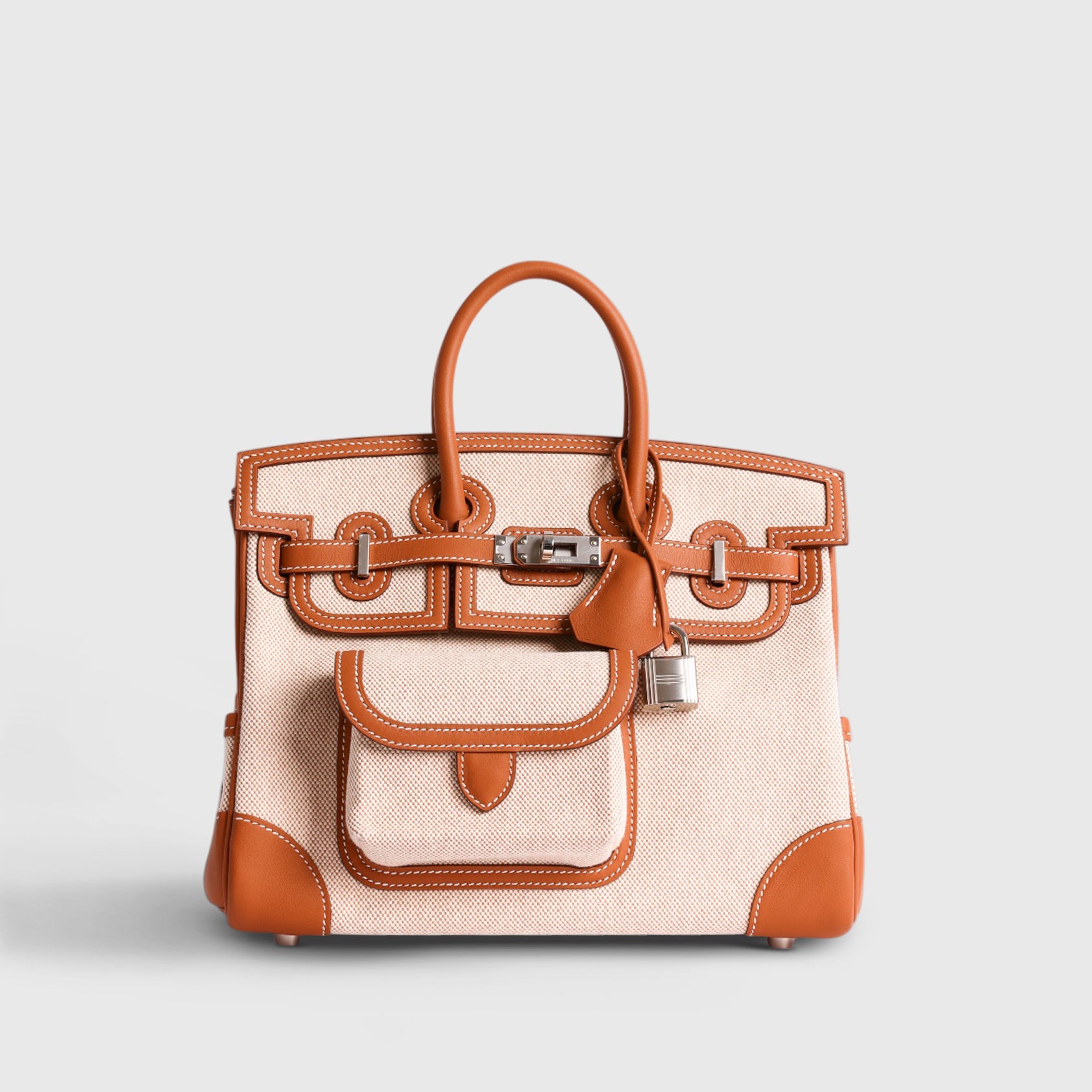 Hermès Birkin Cargo 25 Ecru-Beige/Gold Palladium Hardware