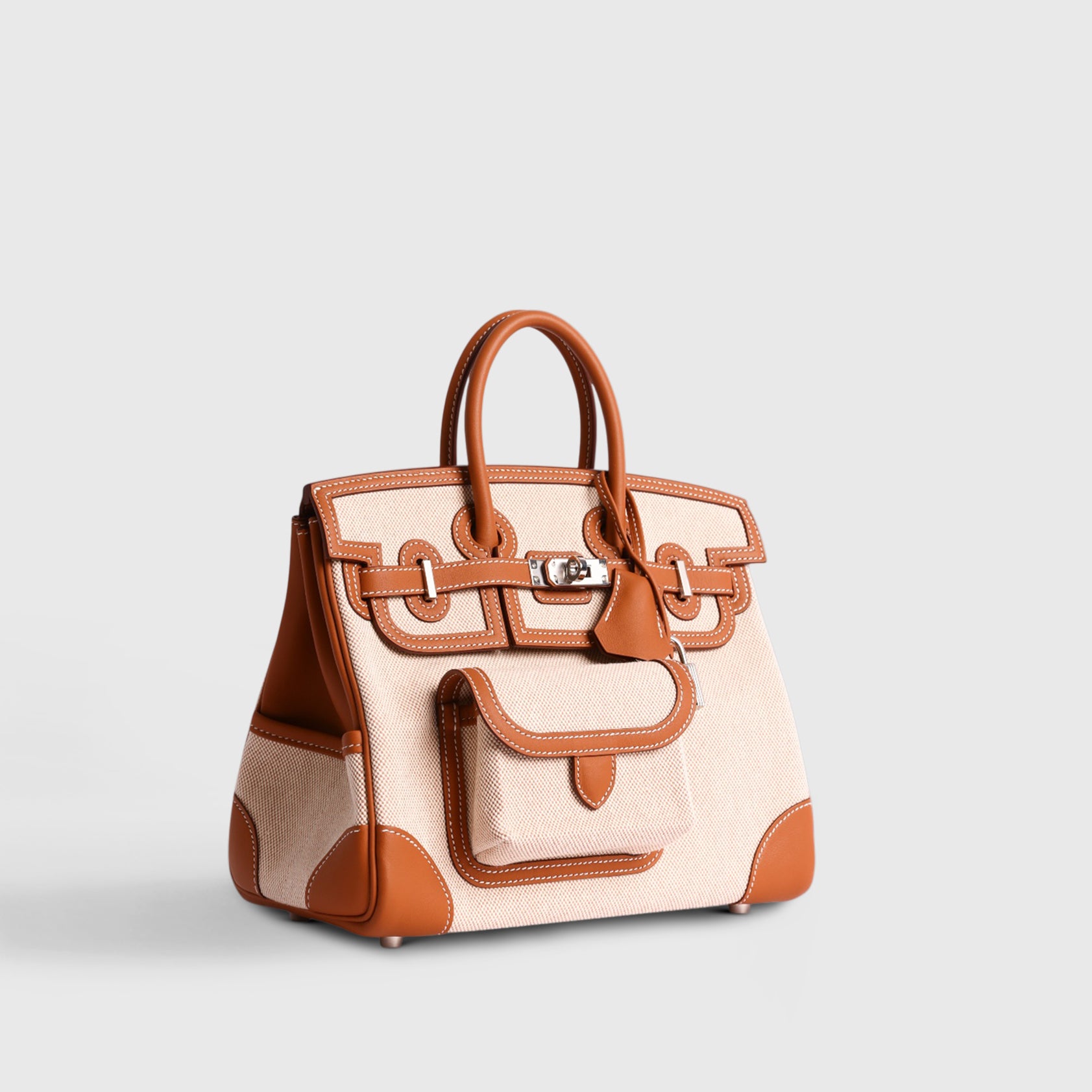 Hermès Birkin Cargo 25 Ecru-Beige/Gold Palladium Hardware