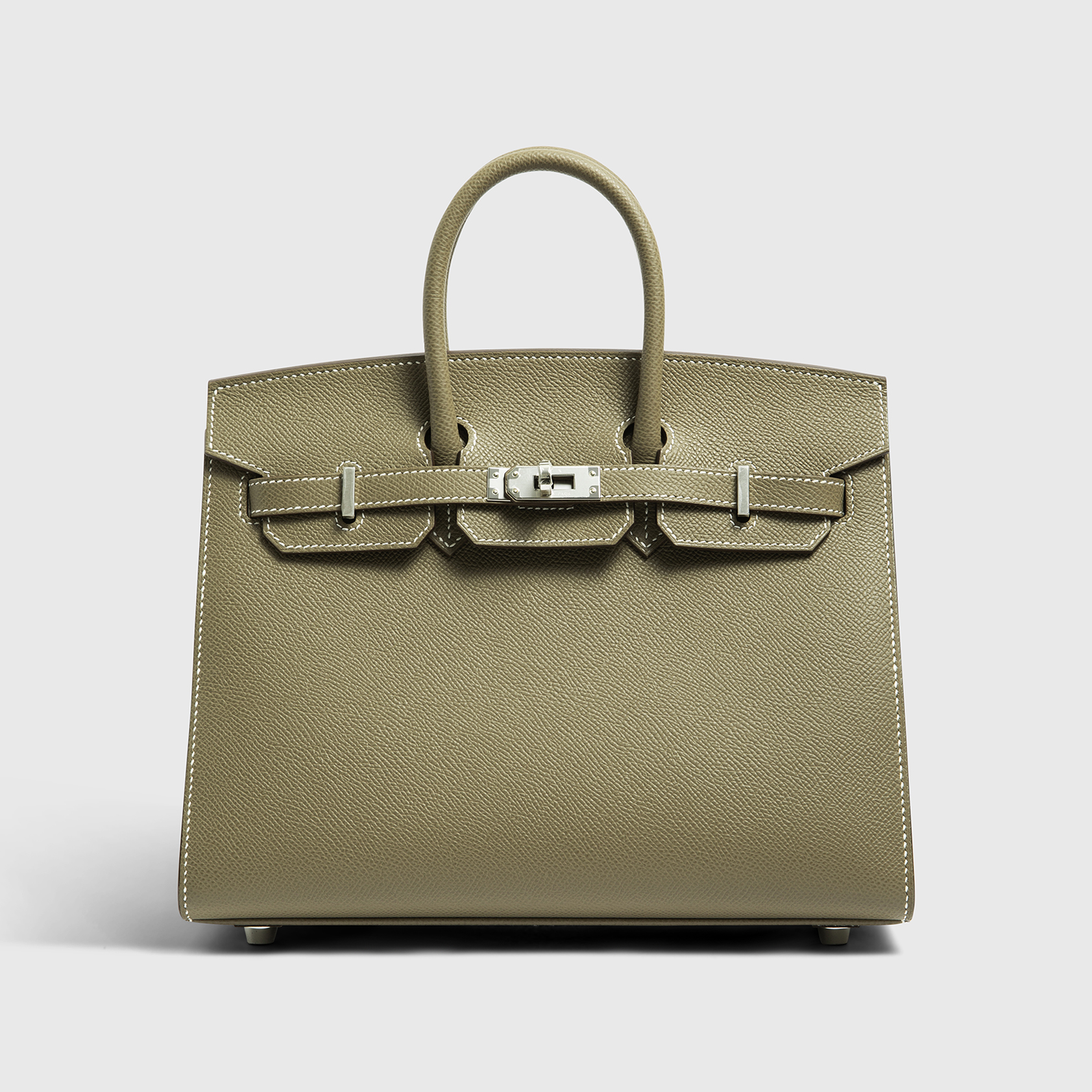 Hermès Birkin 25 Epsom Etoupe Sellier Palladium Hardware