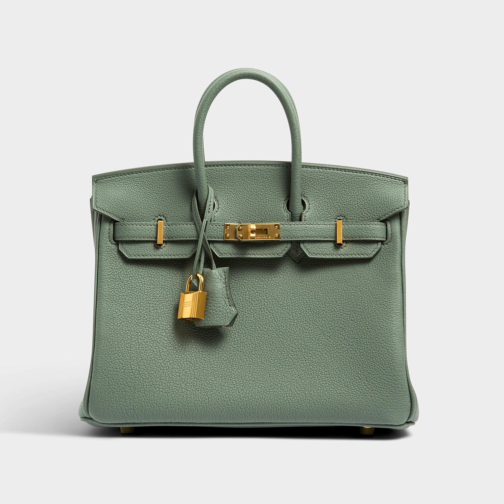 Hermès Birkin 25 Togo Vert Amande Gold Hardware Retourne