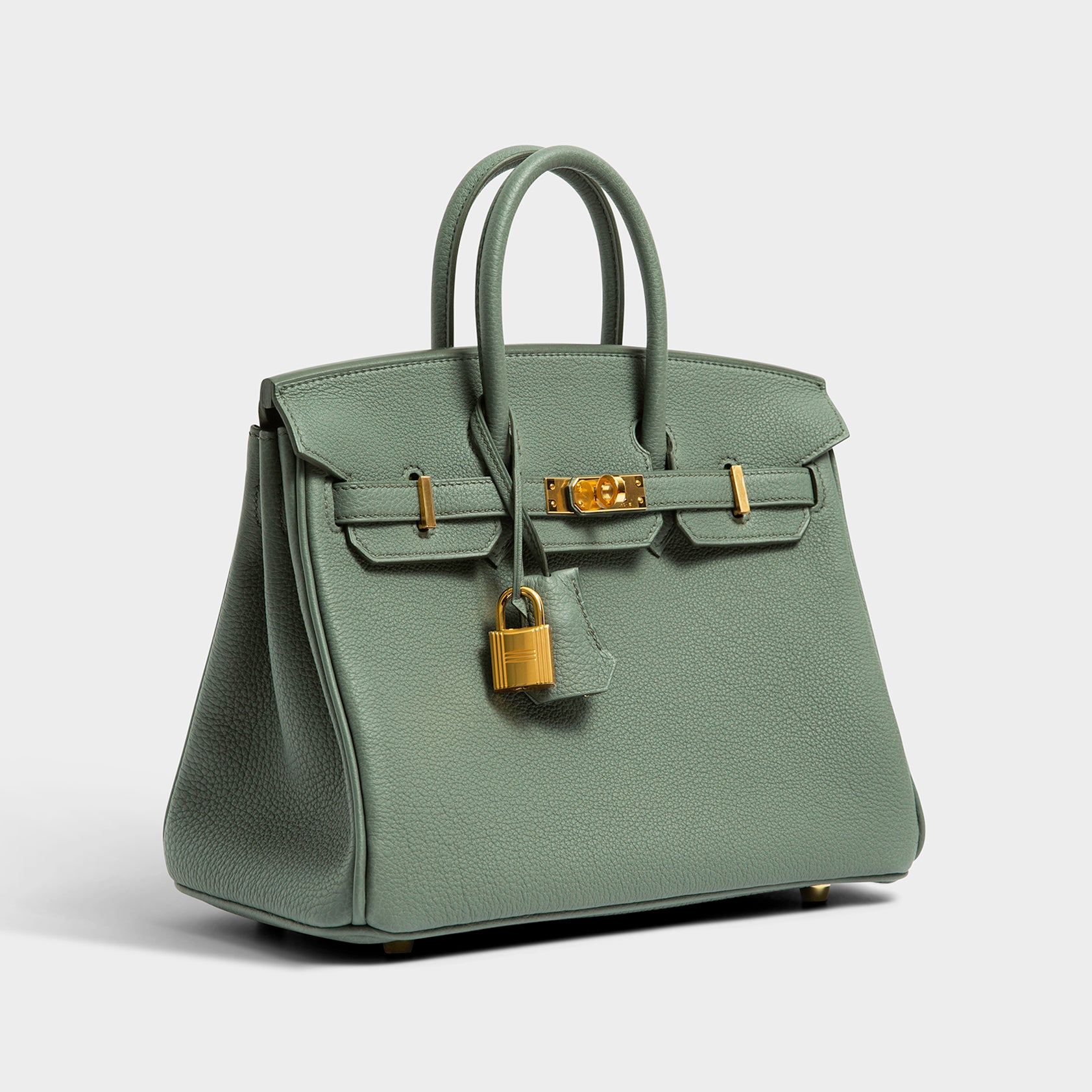 Hermès Birkin 25 Togo Vert Amande Gold Hardware Retourne