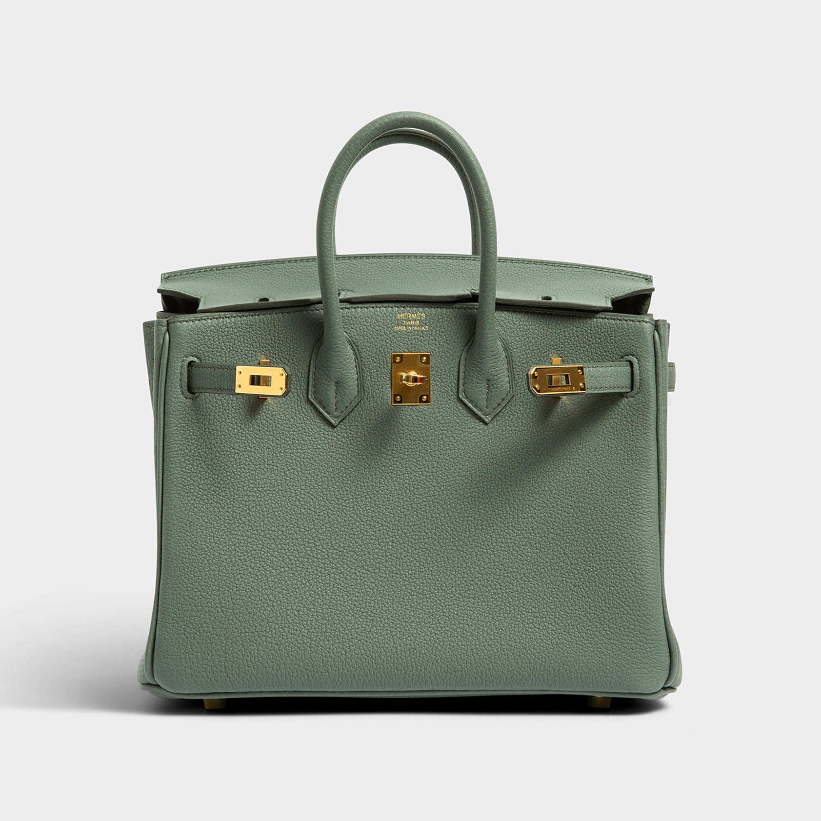 Hermès Birkin 25 Togo Vert Amande Gold Hardware Retourne