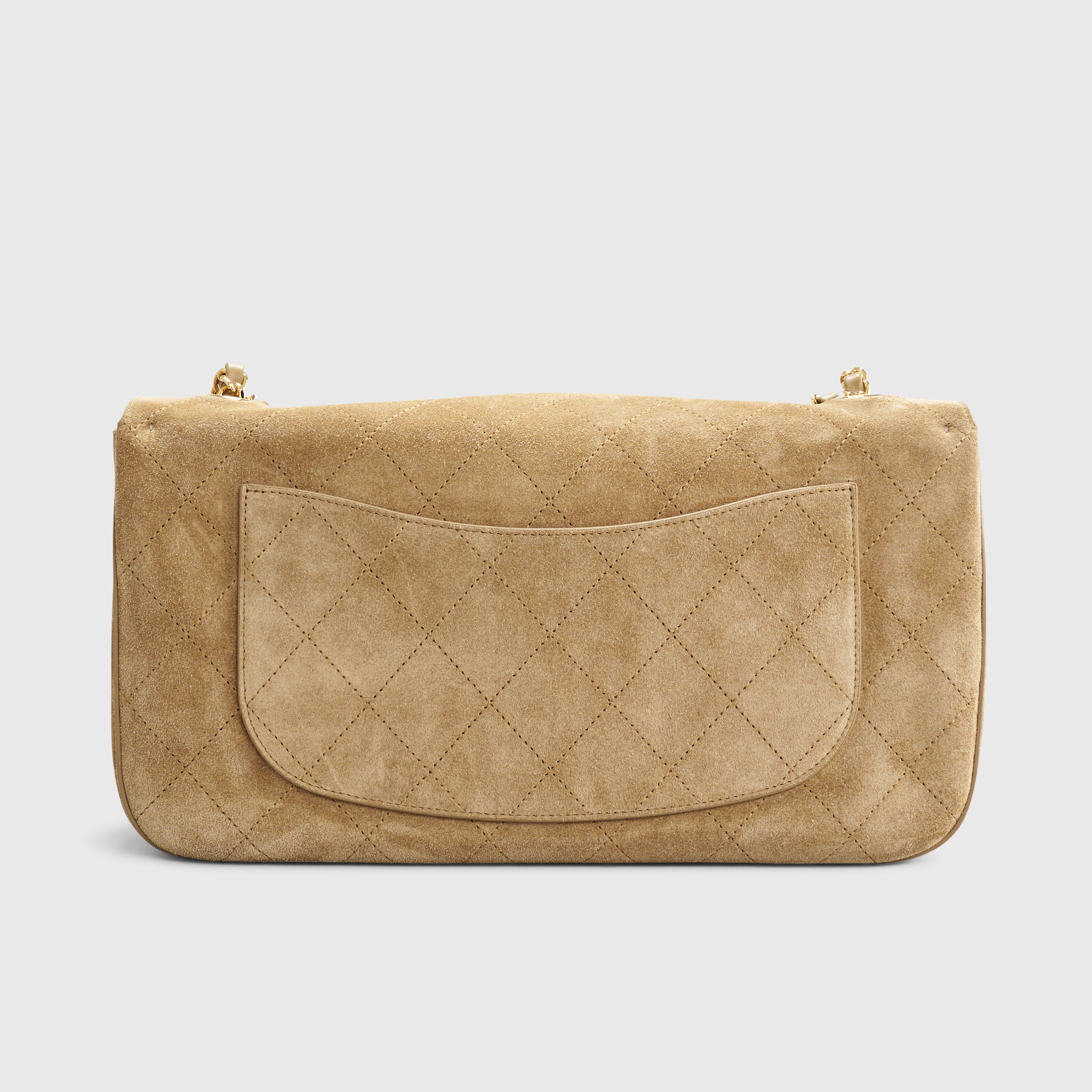 Chanel Suede Soft Maxi Flap Bag
