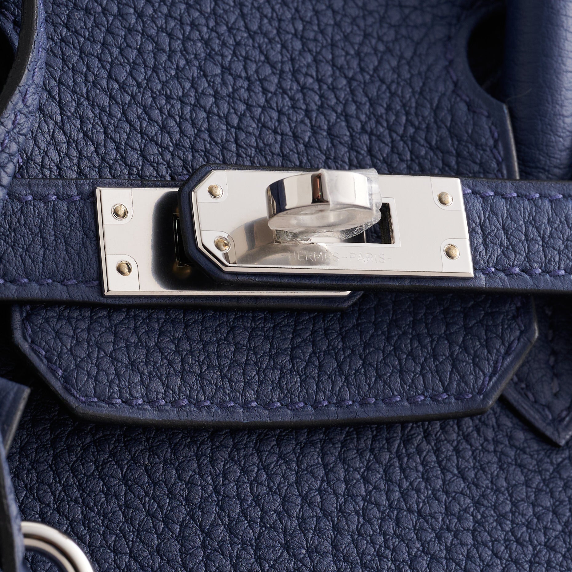Hermès Birkin 25 Togo Blue Navy Palladium Hardware - eliteUSA