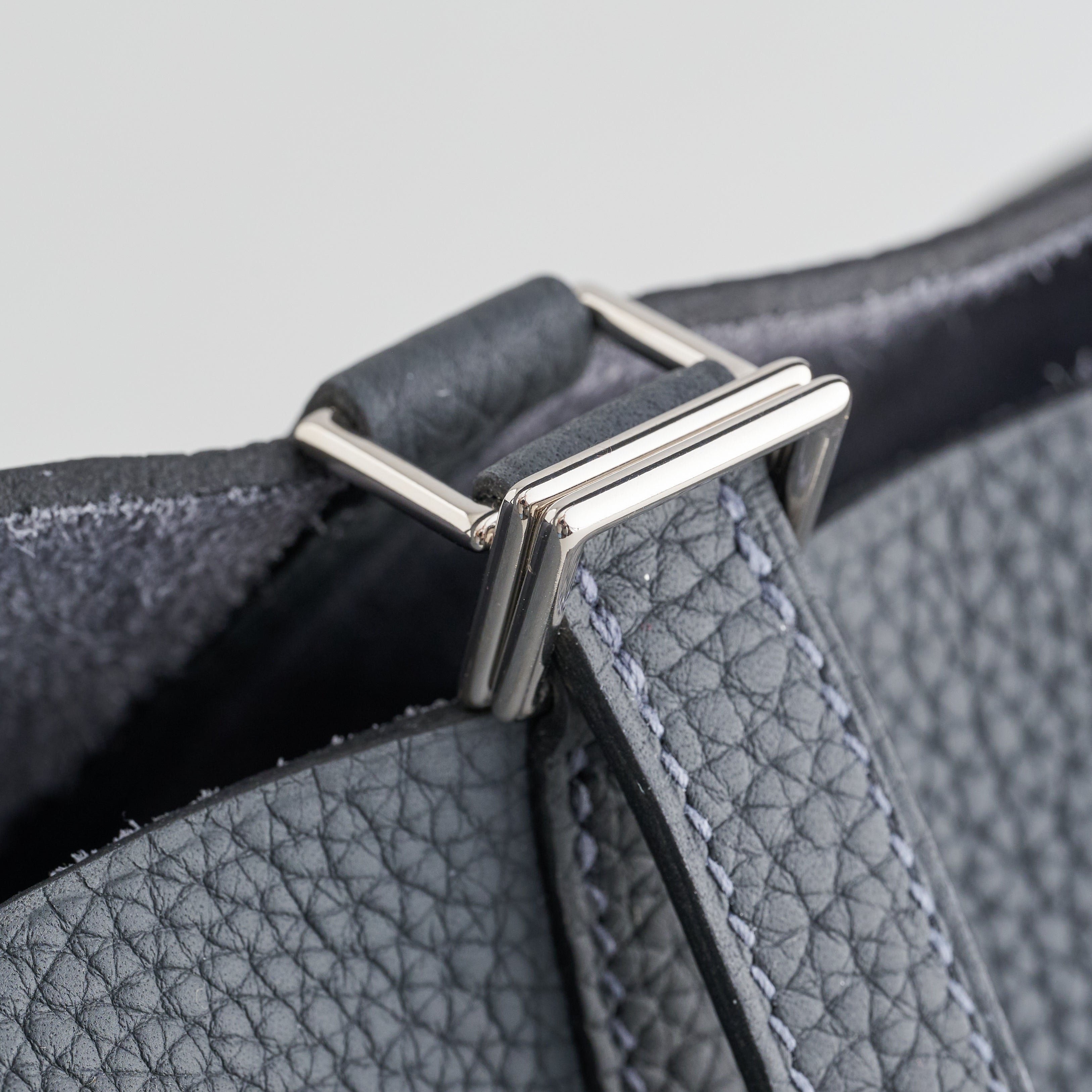 Hermès Picotin 18 Clemence Gris Misty Permabrass Hardware