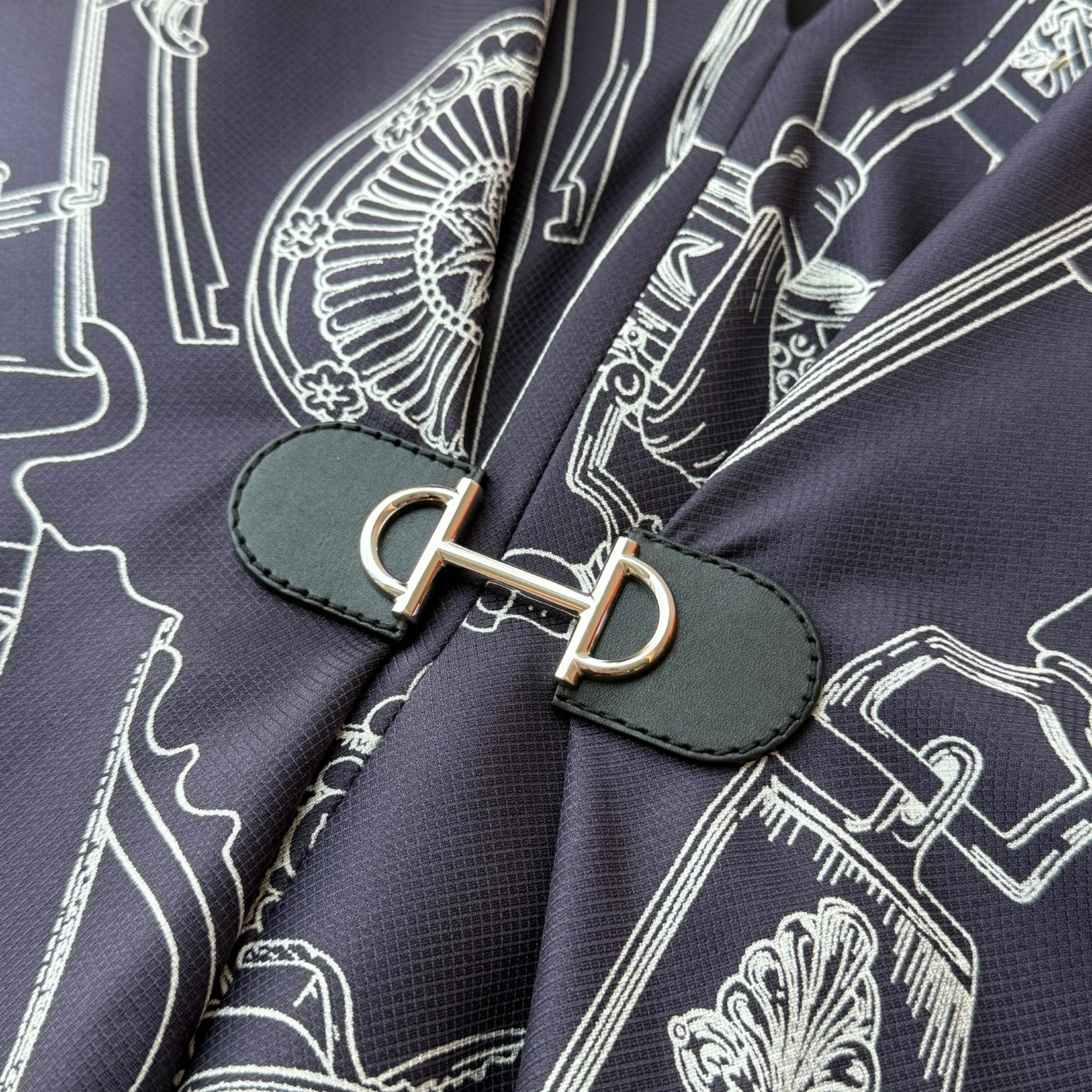 Hermès Etriers Finesse Caftan Dress