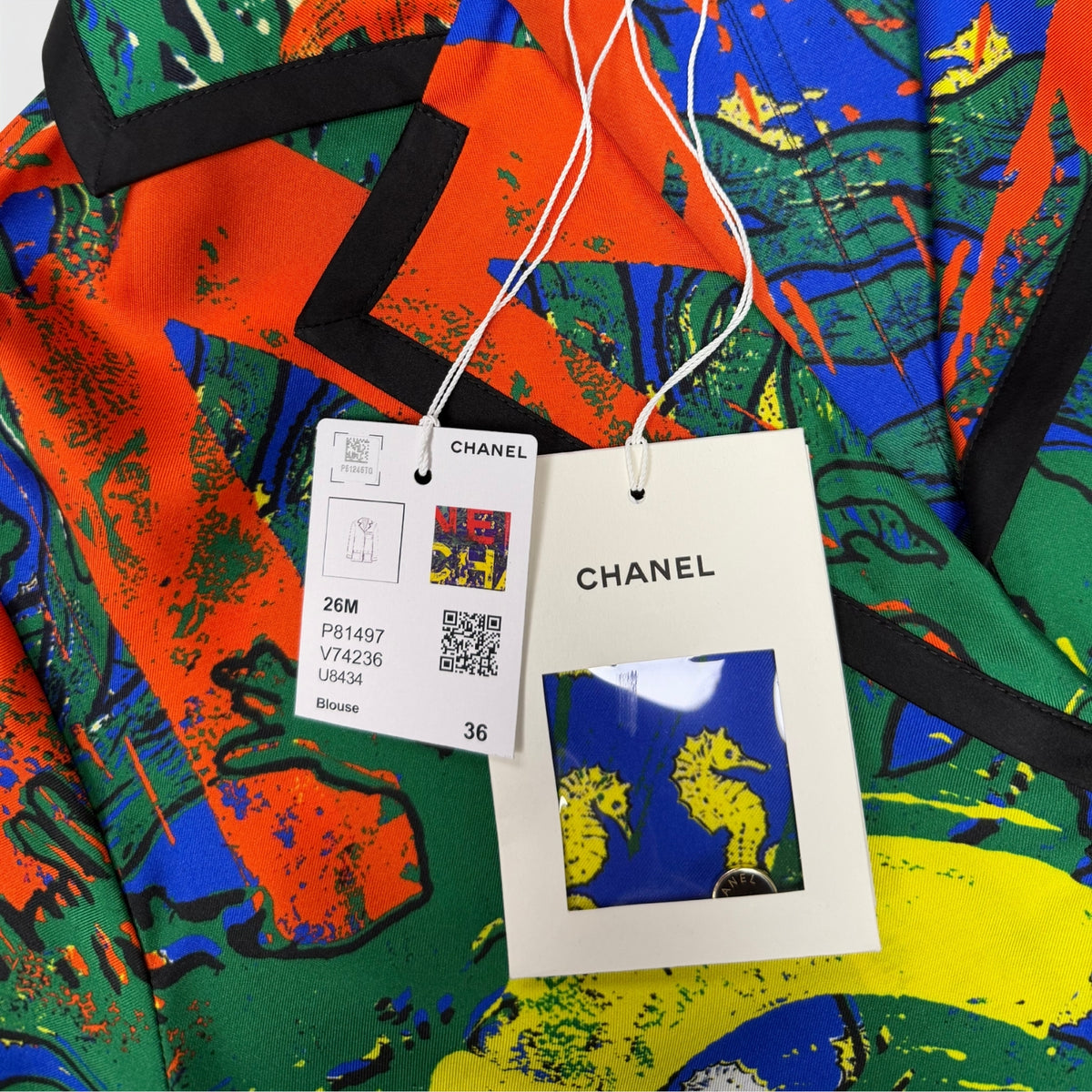 Chanel Coco Beach Silk Set