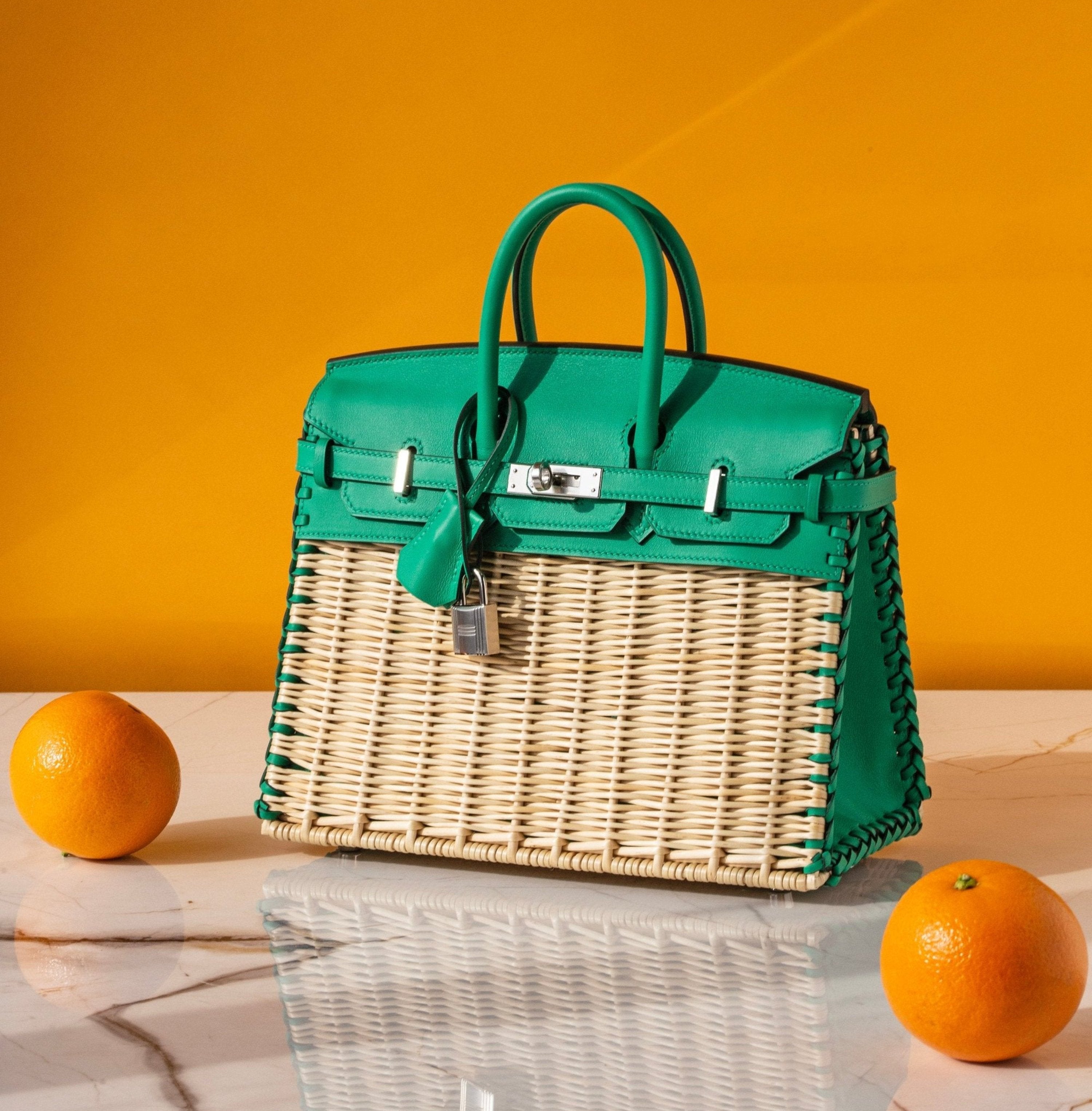 EliteUSA ‘Find It For Me’ service featuring a green Hermès Birkin handbag – your gateway to rare luxury pieces.