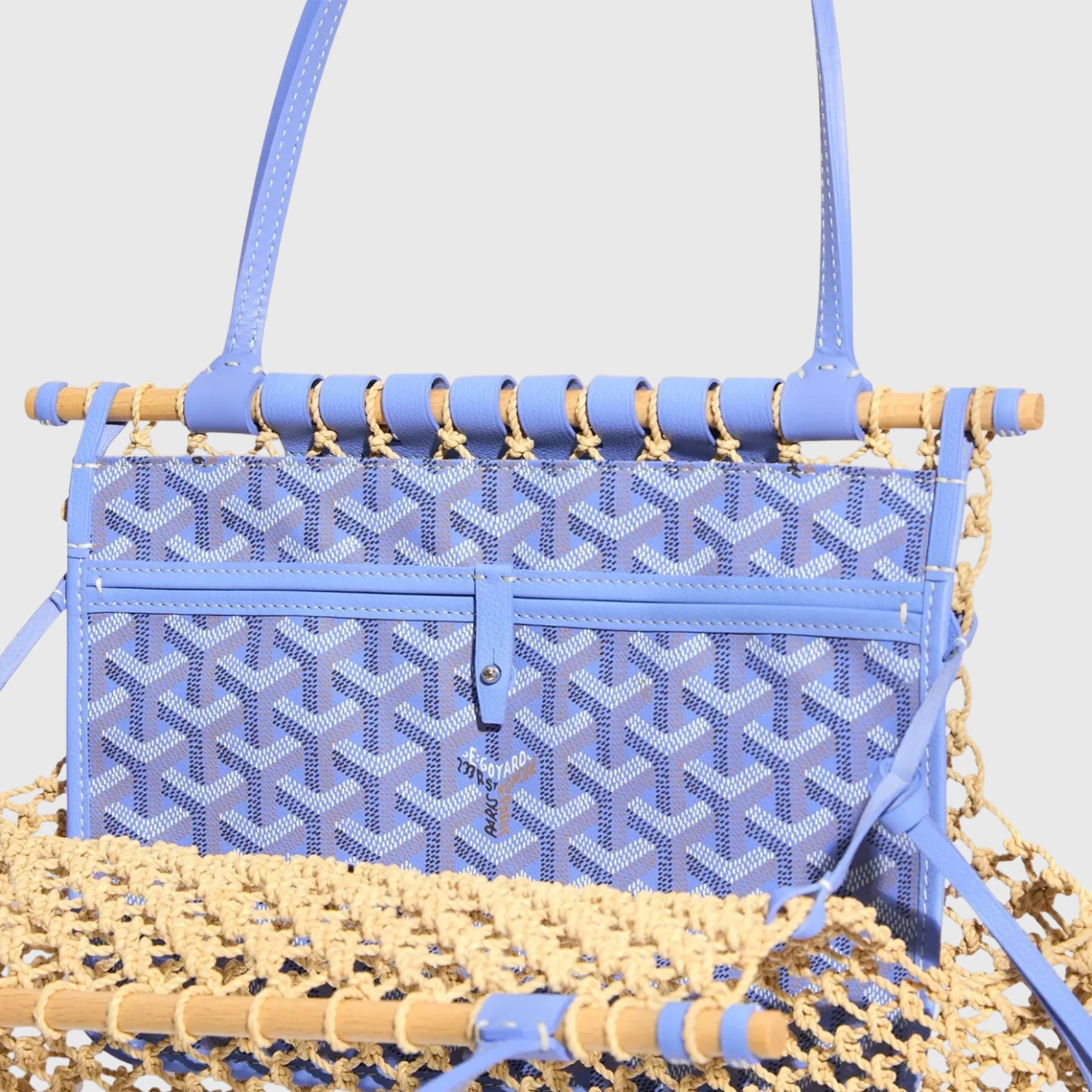 Goyard Aligre Mesh Bag Iris Handbraided