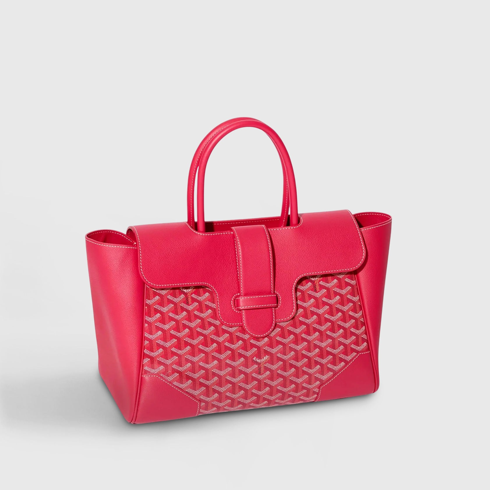 Goyard Cabas Saïgon Tote Bag Fuchsia/Floral Limited Edition