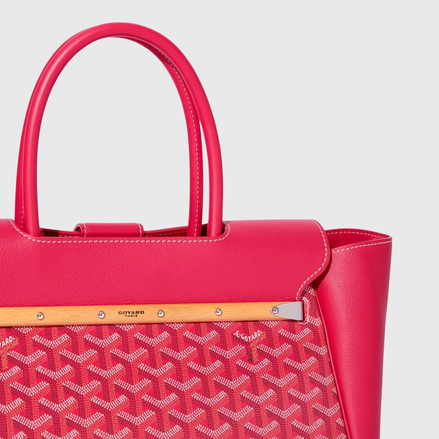 Goyard Cabas Saïgon Tote Bag Fuchsia/Floral Limited Edition