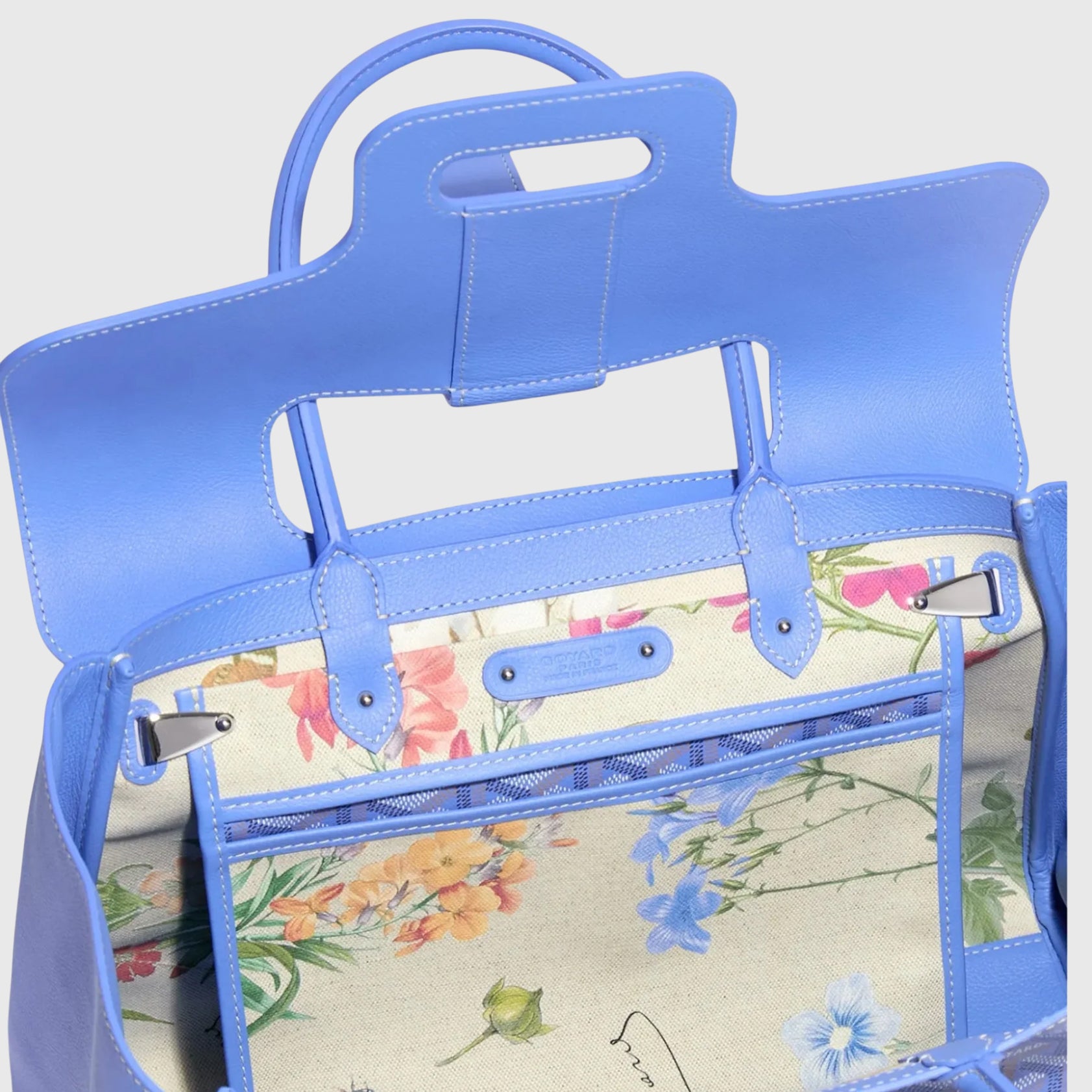 Goyard Cabas Saïgon Tote Bag Iris/Floral Limited Edition