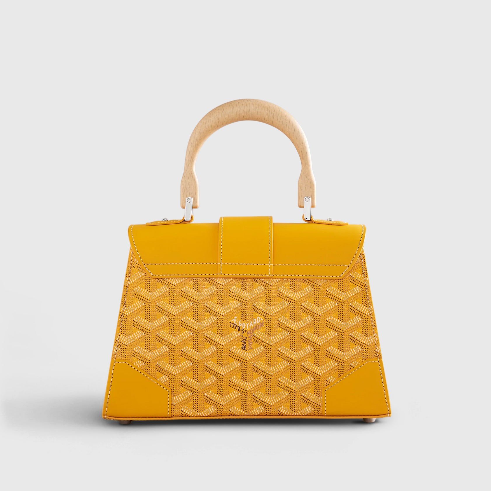 Goyard Saigon Structured Mini Yellow Palladium Hardware - eliteUSA