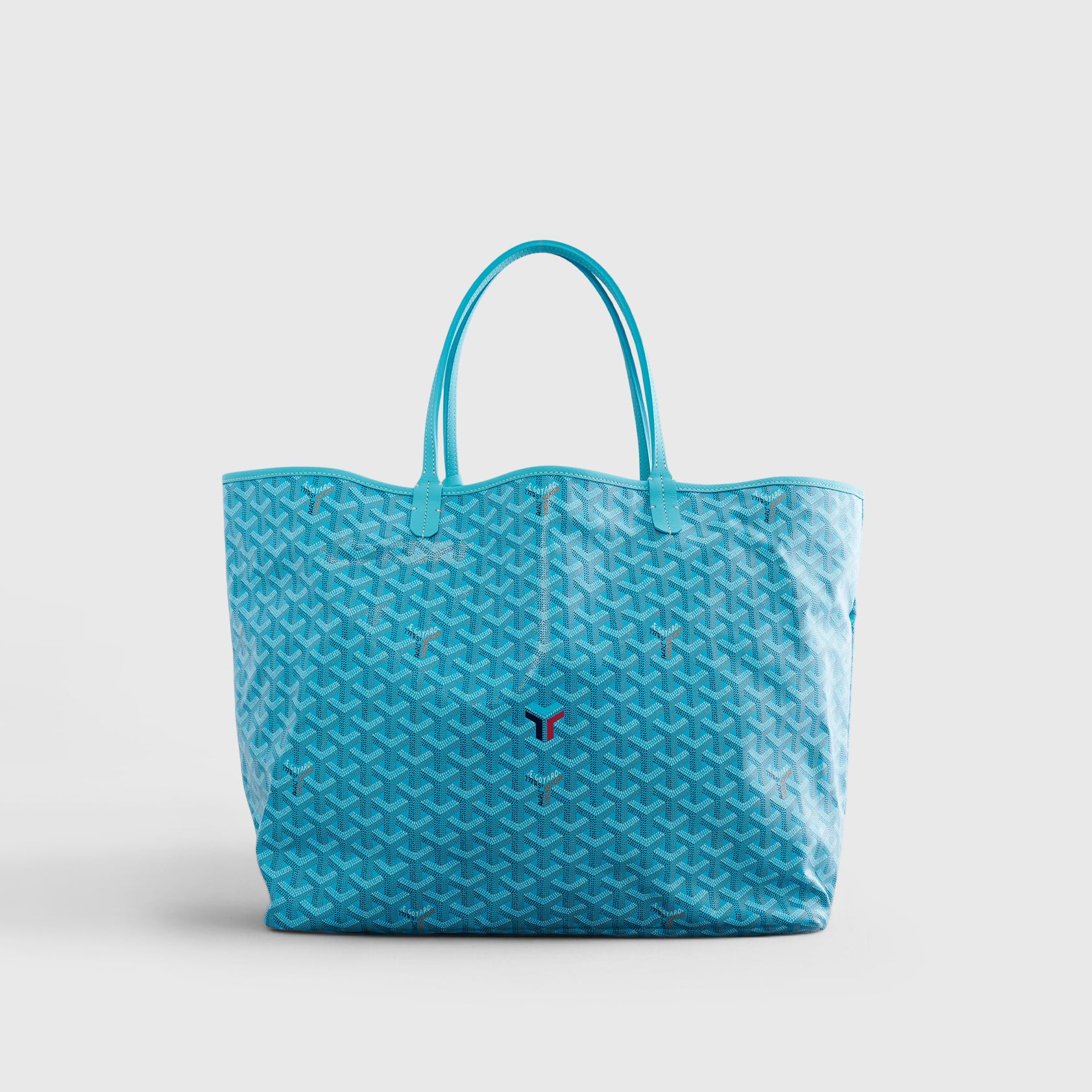 Goyard St. Louis Tote GM Turquoise w/Balise Beach Towel Limited Edition - eliteUSA
