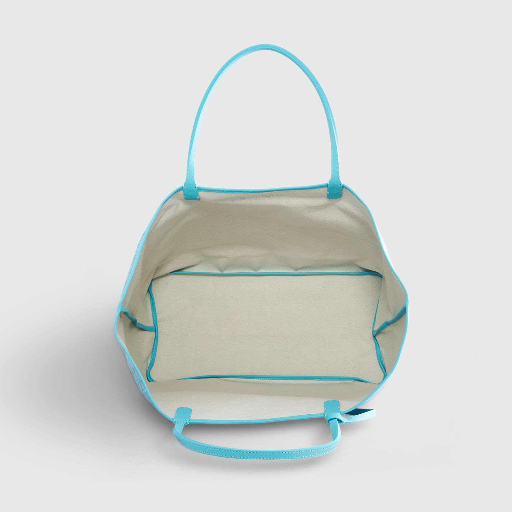 Goyard St. Louis Tote GM Turquoise w/Balise Beach Towel Limited Edition - eliteUSA