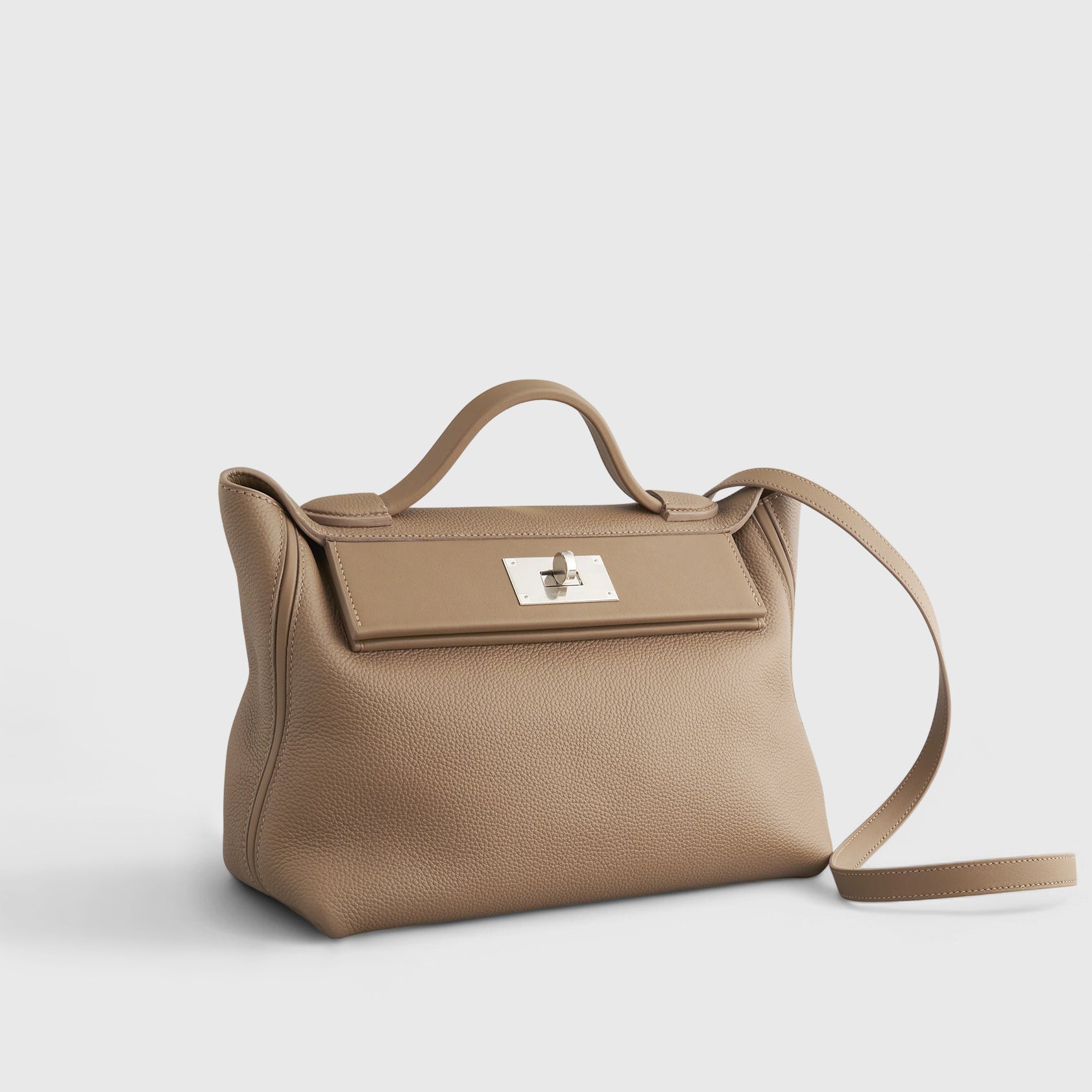 Hermès 24/24 29 Clemence Beige De Weimar Palladium Hardware - eliteUSA