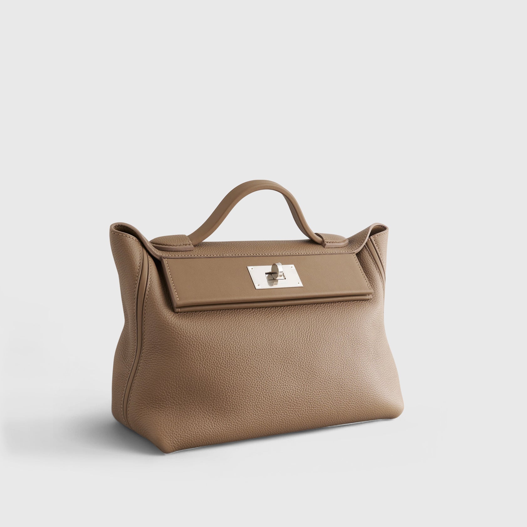 Hermès 24/24 29 Clemence Beige De Weimar Palladium Hardware - eliteUSA