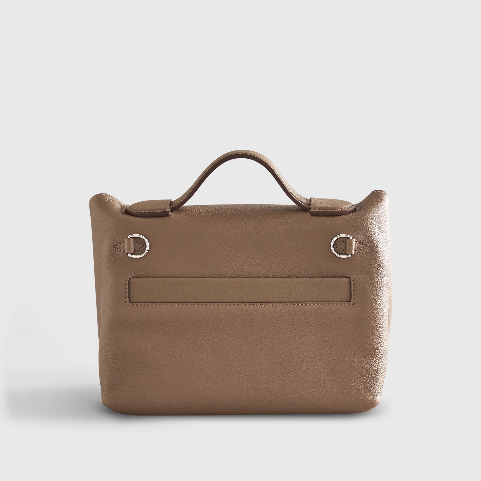 Hermès 24/24 Mini Etoupe Palladium Hardware