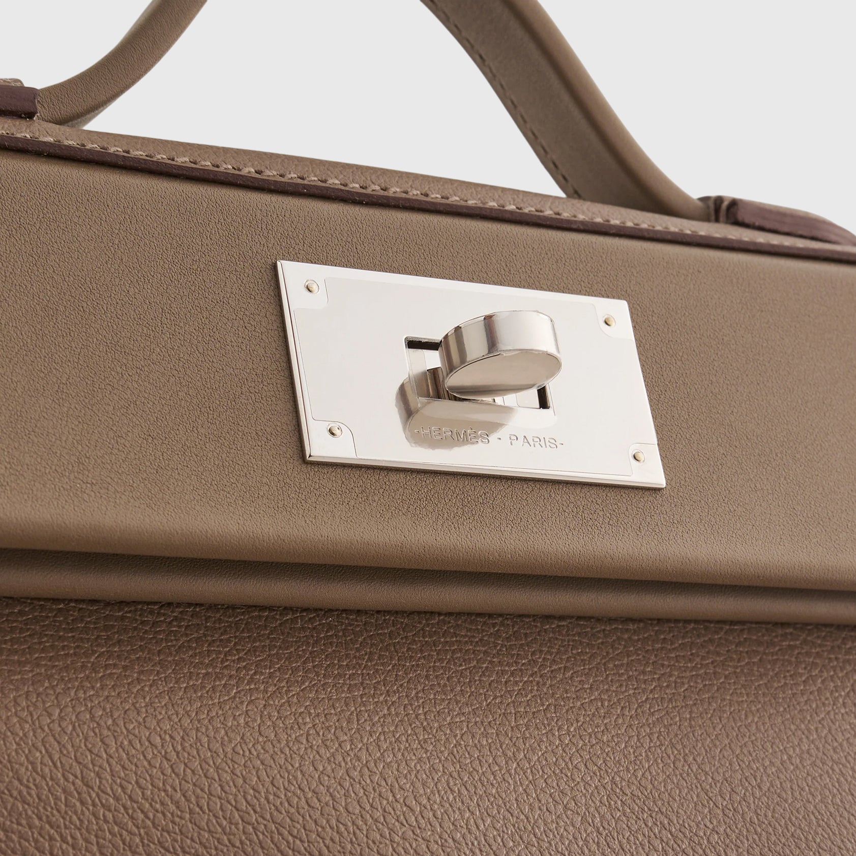 Hermès 24/24 Mini Etoupe Palladium Hardware
