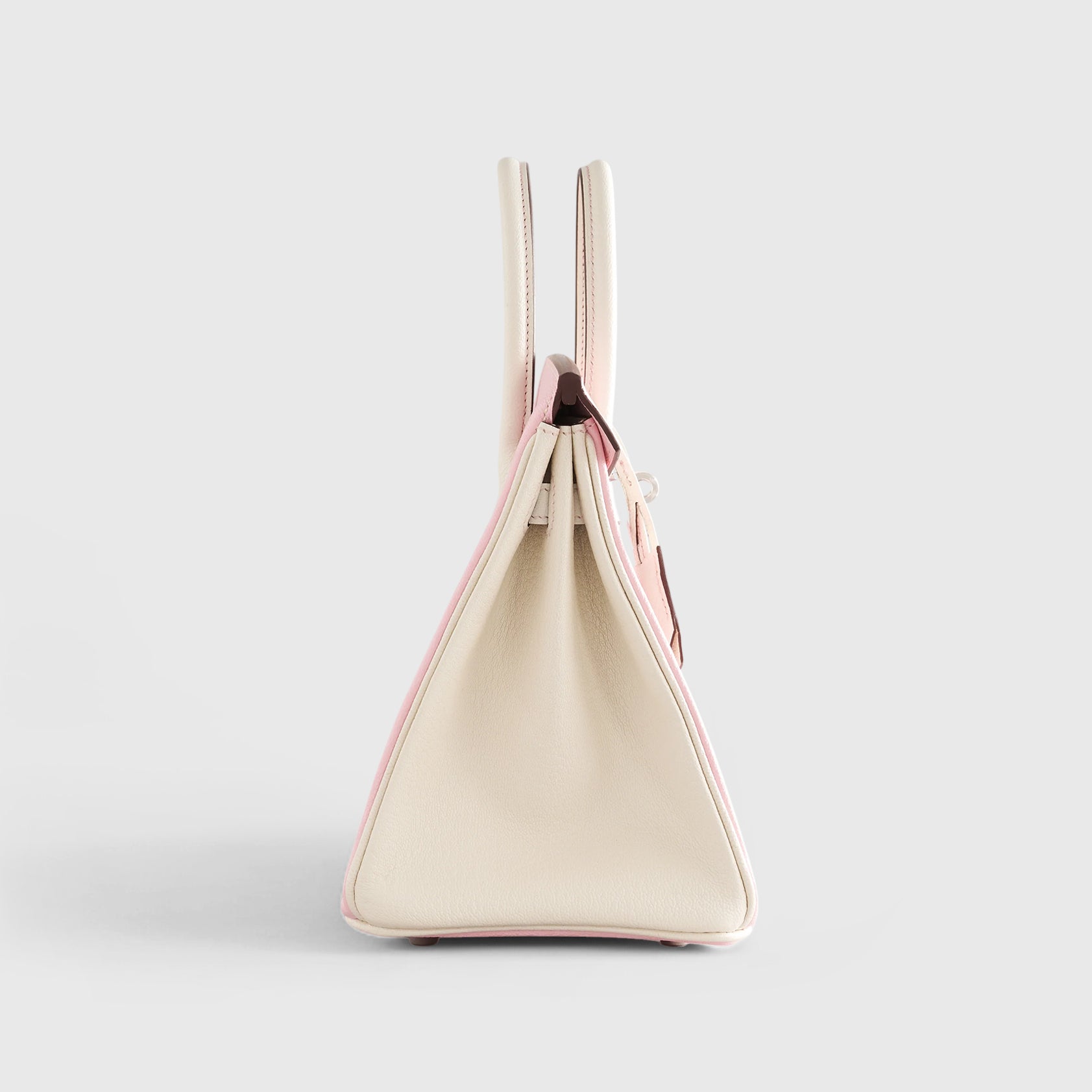 Hermès Birkin 25 Chevre Rose Sakura / Nata Palladium Hardware HSS - eliteUSA