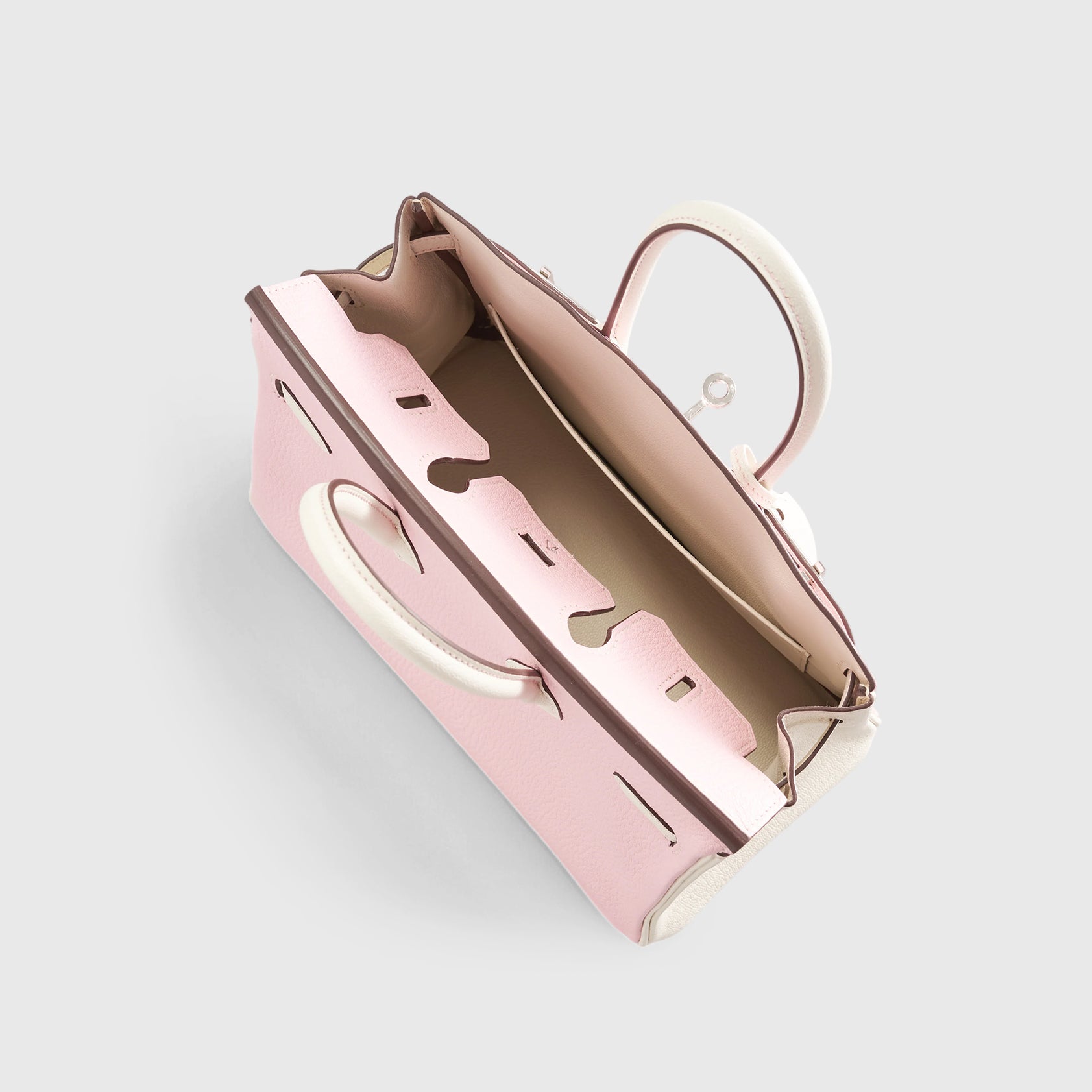 Hermès Birkin 25 Chevre Rose Sakura / Nata Palladium Hardware HSS - eliteUSA