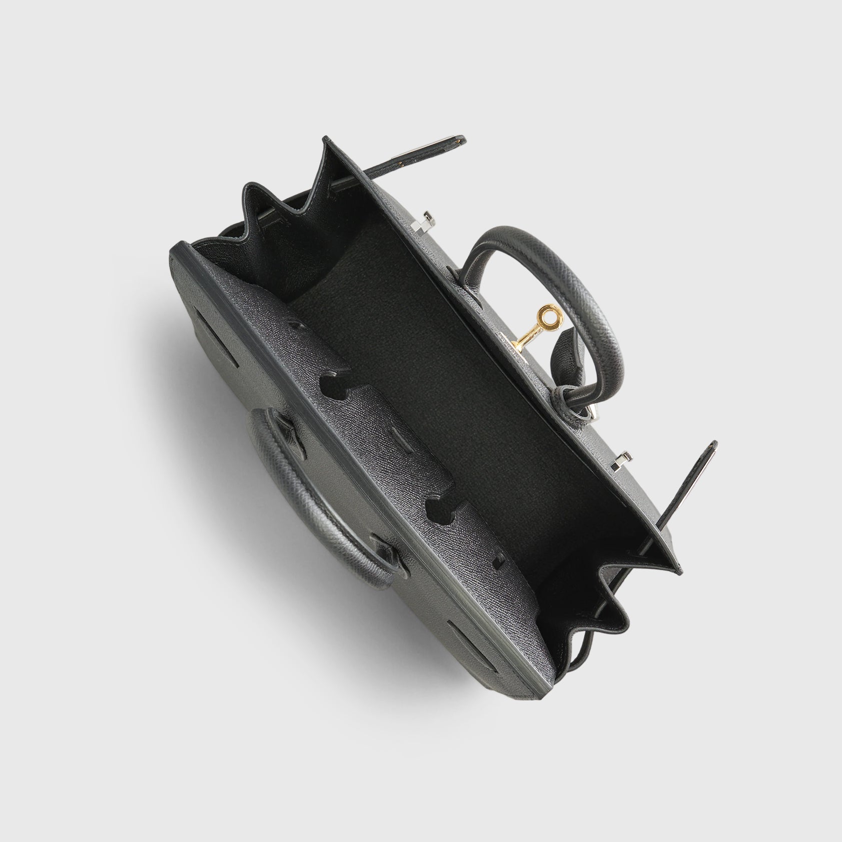 Hermès Birkin 25 Epsom Black Electrum Sellier