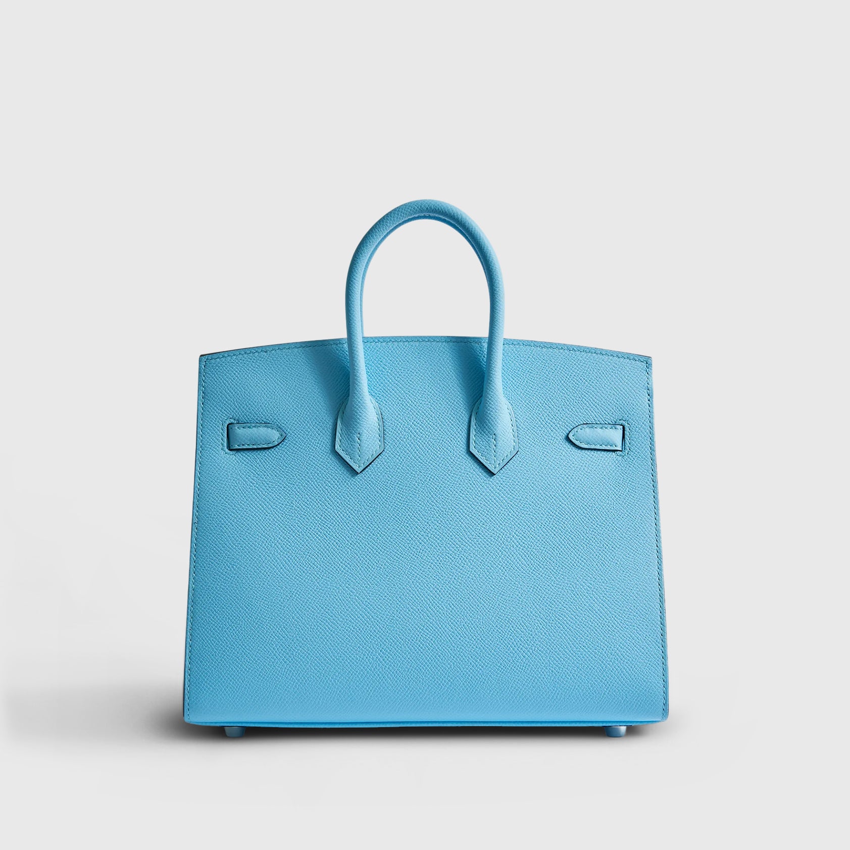 Hermès Birkin 25 Epsom Blue Celeste Palladium Hardware Sellier