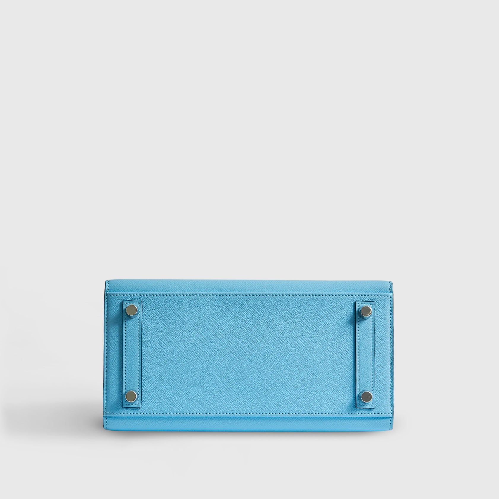 Hermès Birkin 25 Epsom Blue Celeste Palladium Hardware Sellier
