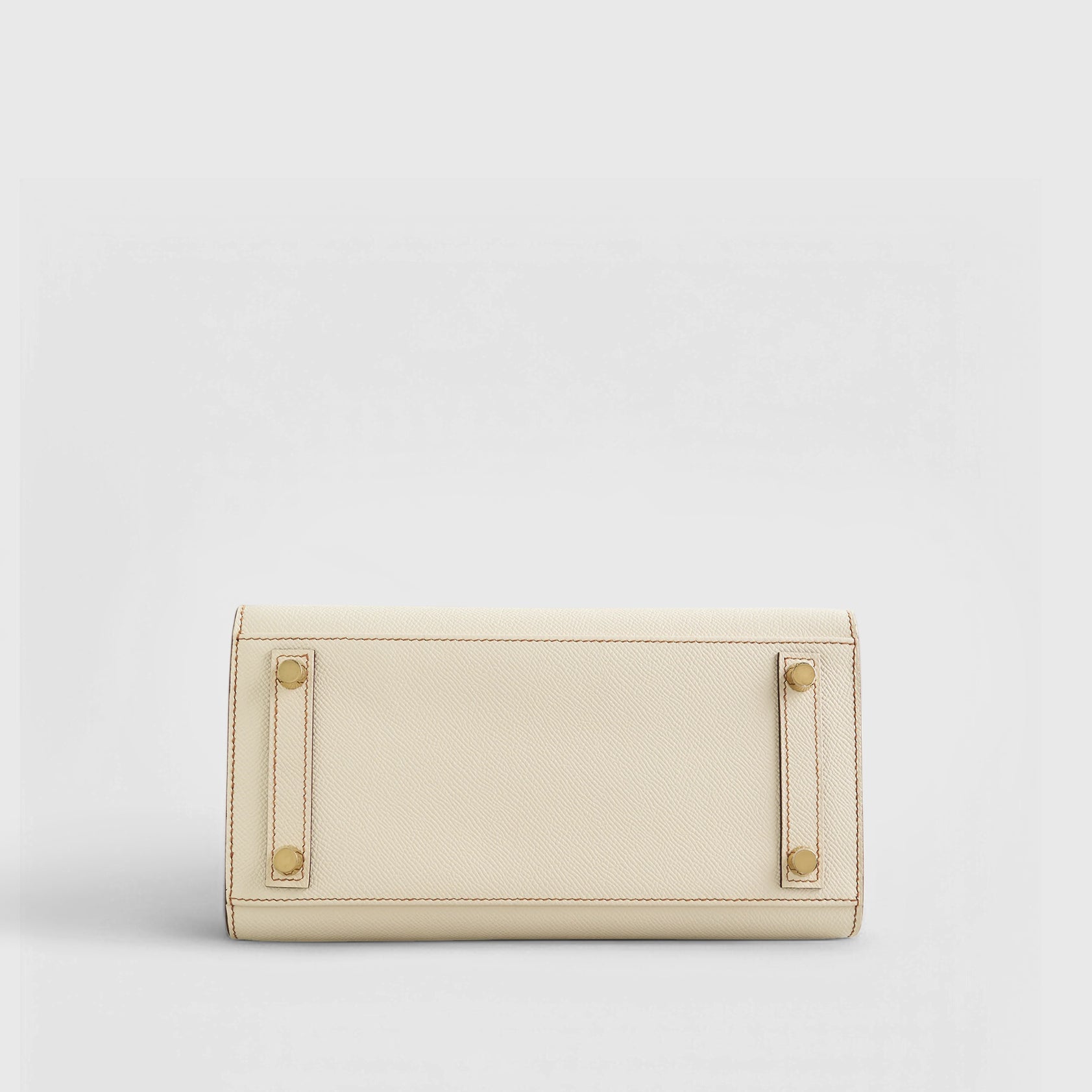 Hermès Birkin 25 Epsom Nata/Gris Asphalte Brushed Gold Hardware Sellier HSS